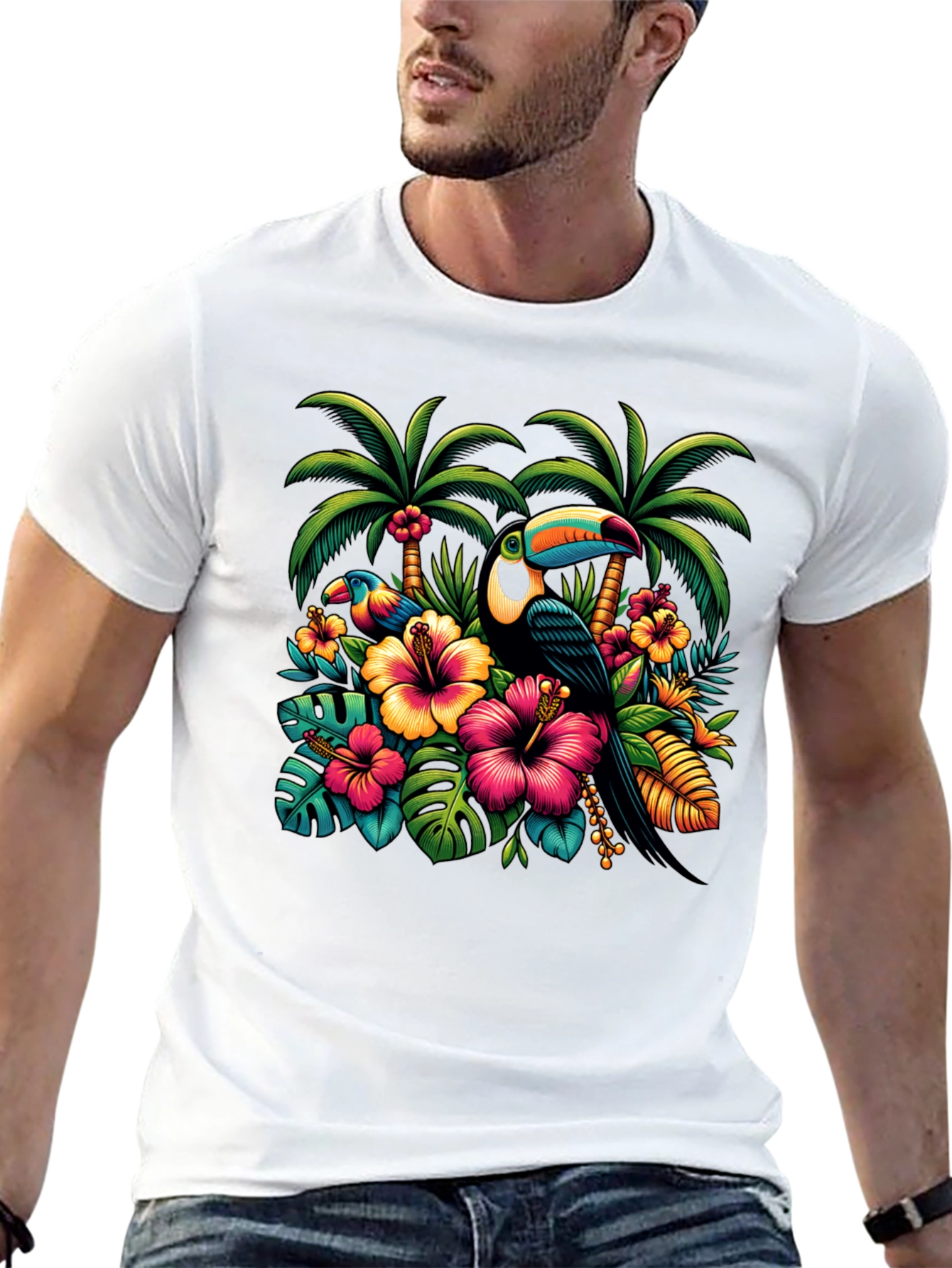 Tropical Toucan Graphic Tee