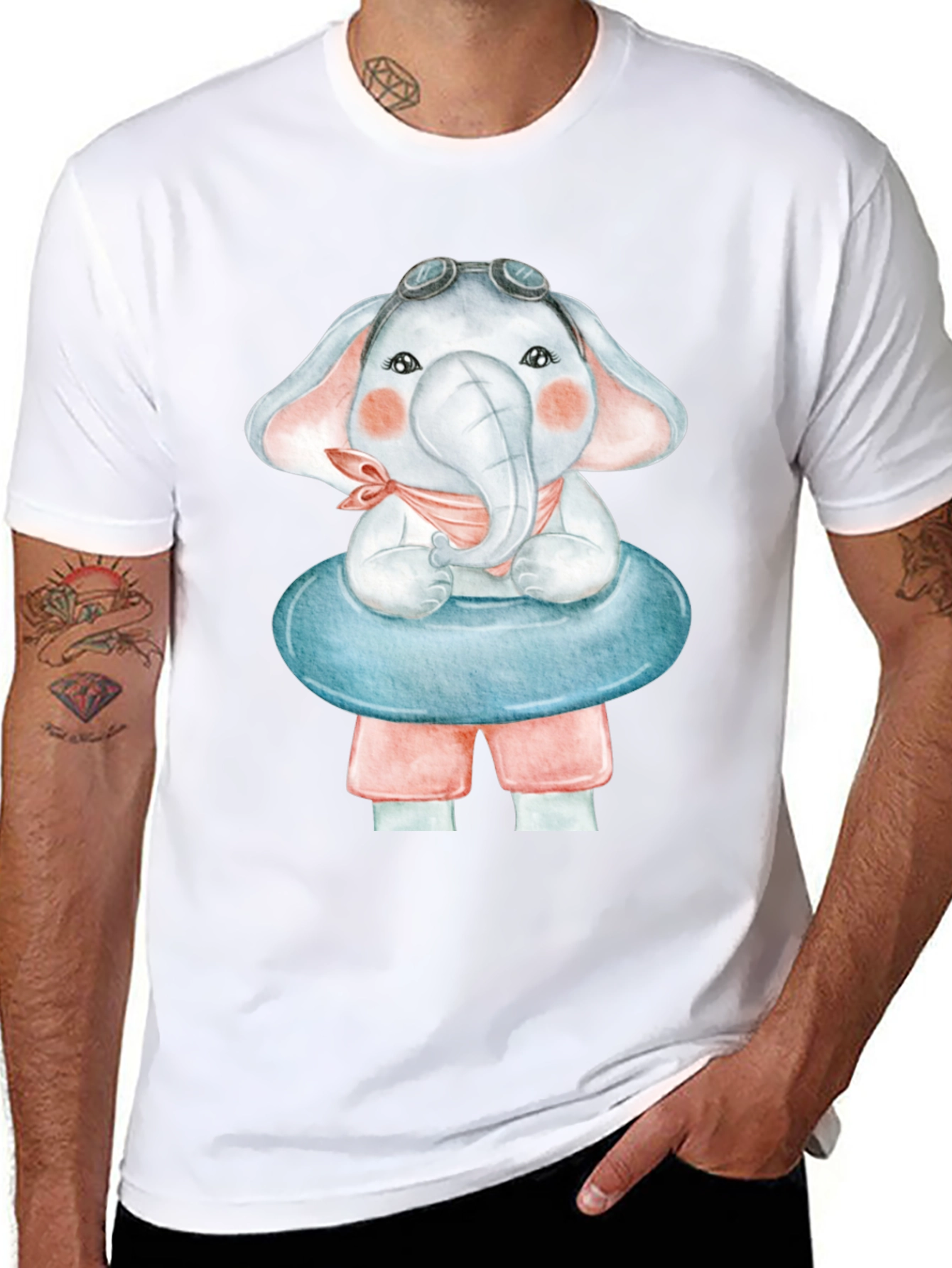 Cute Elephant T-Shirt - Summer Ready!