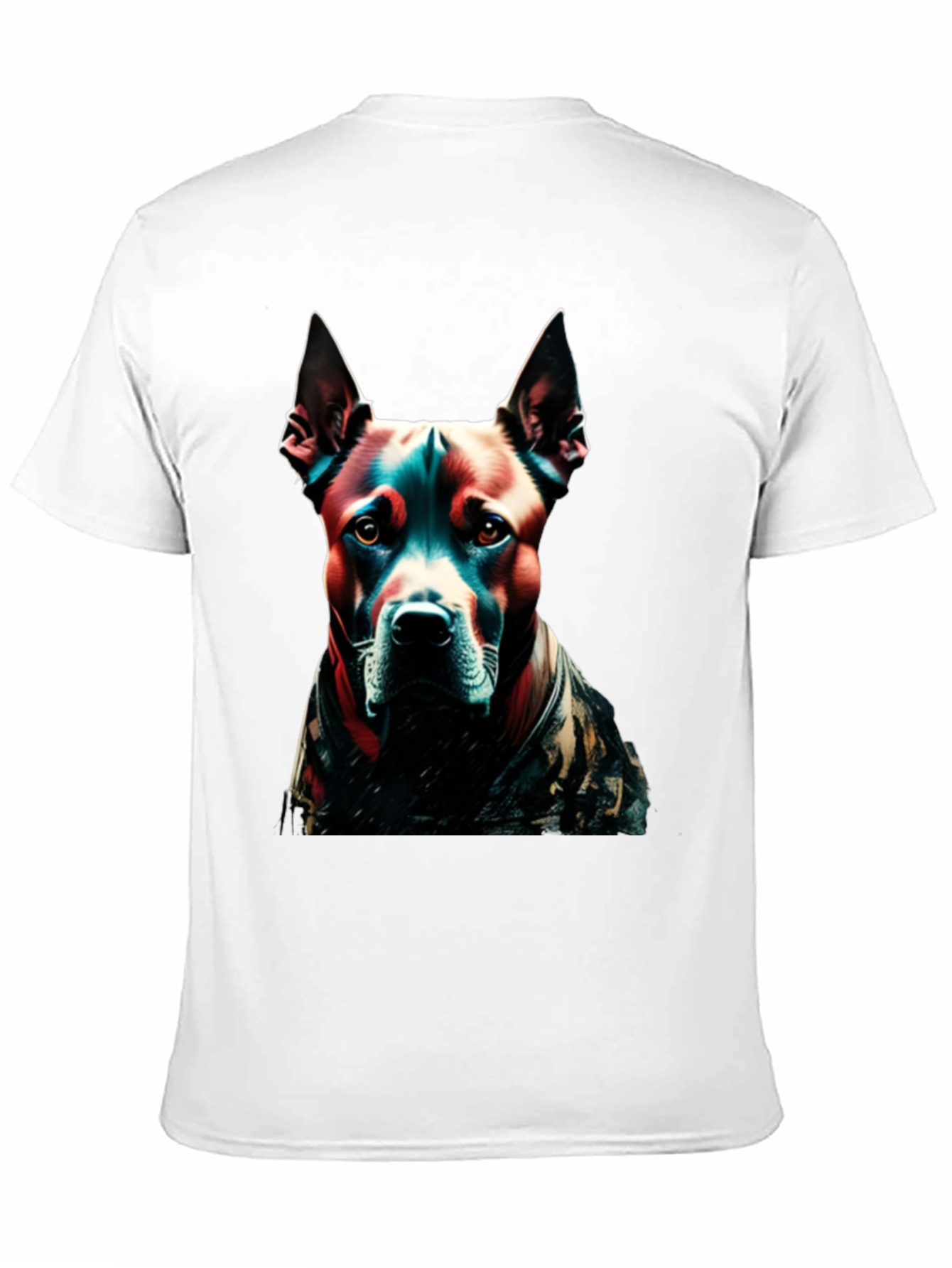 Cool Dog Graphic Tee - Black Cotton Blend
