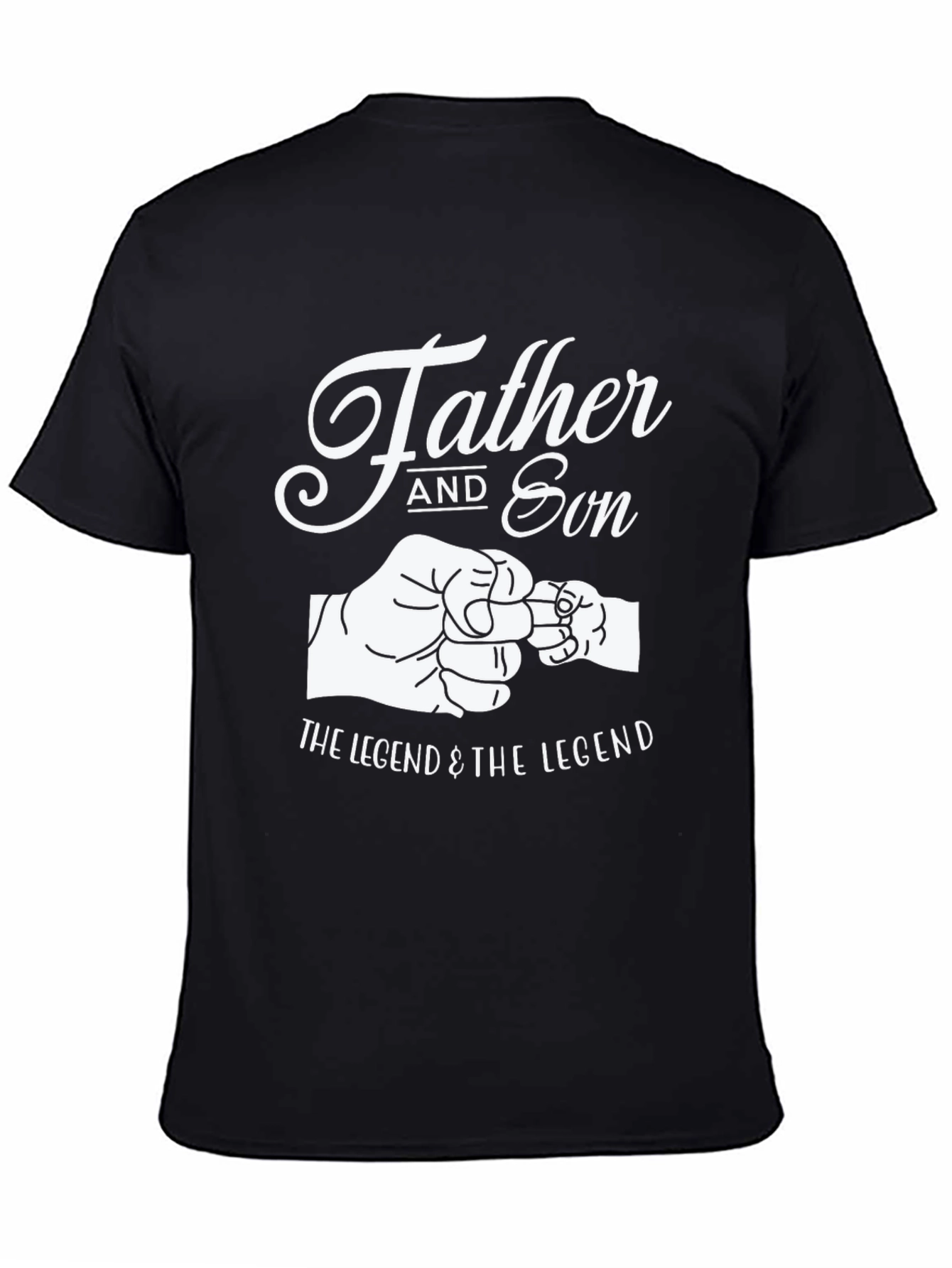 Father and Son Matching Graphic T-Shirt