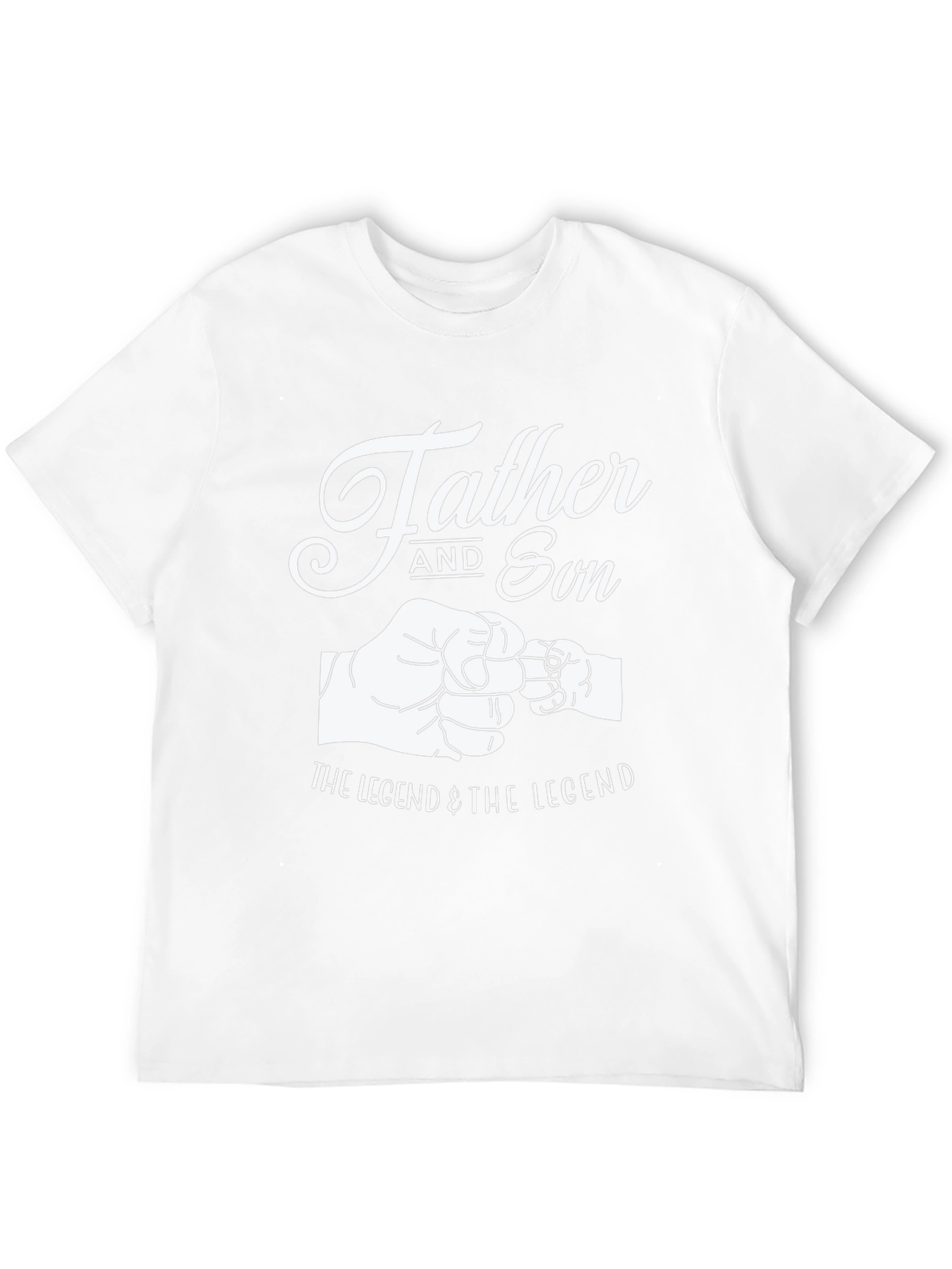 Father and Son Matching Graphic T-Shirt