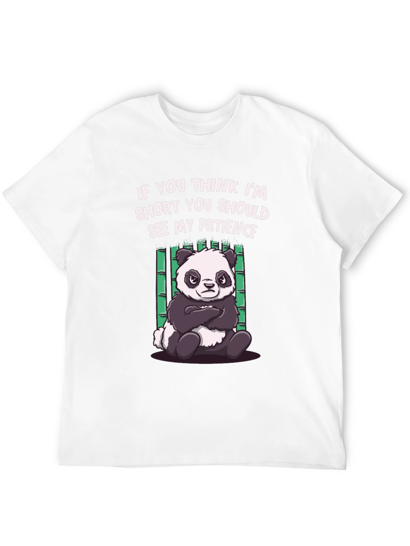 Funny Panda Short Patience T-Shirt
