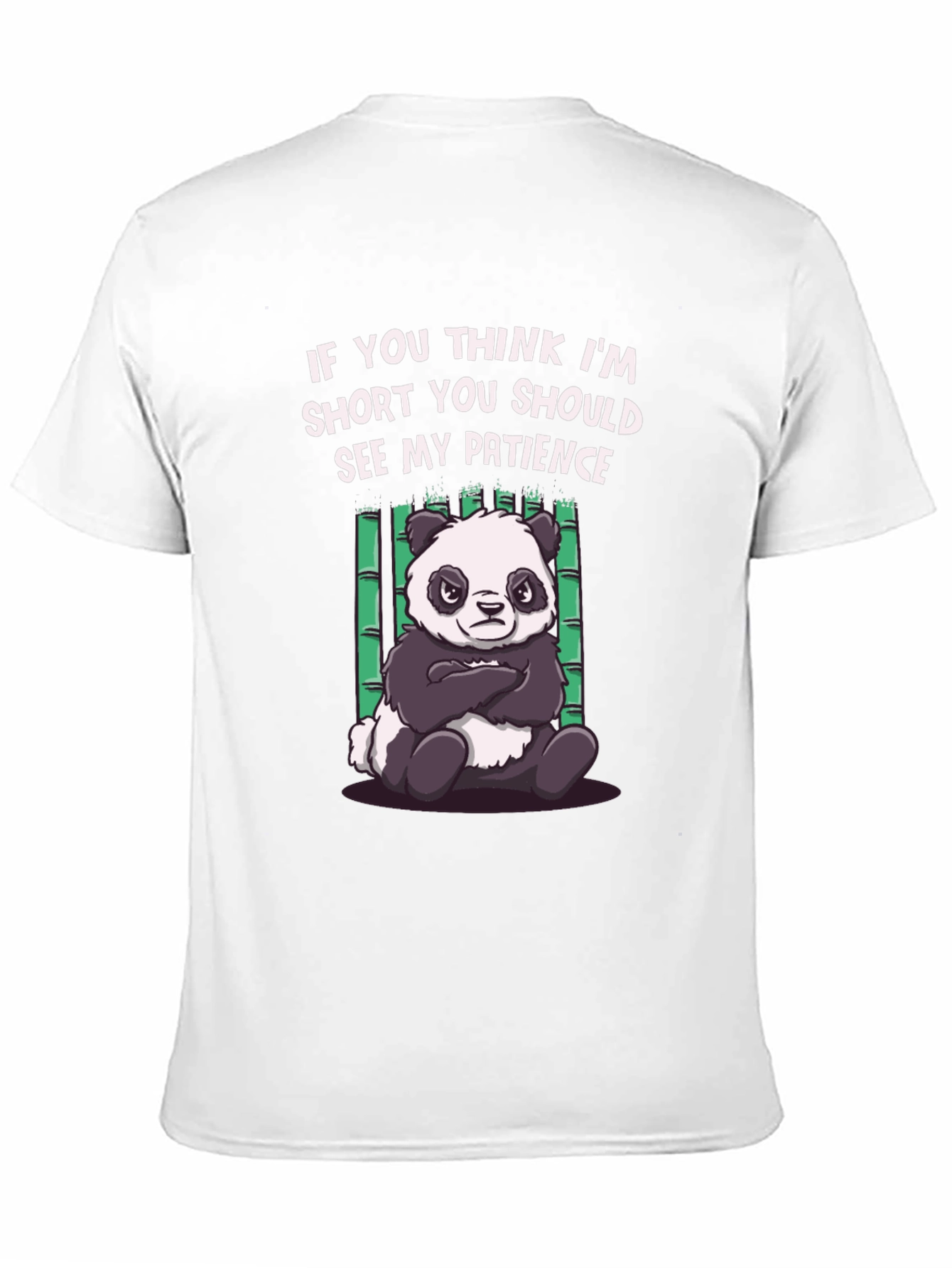 Funny Panda Short Patience T-Shirt