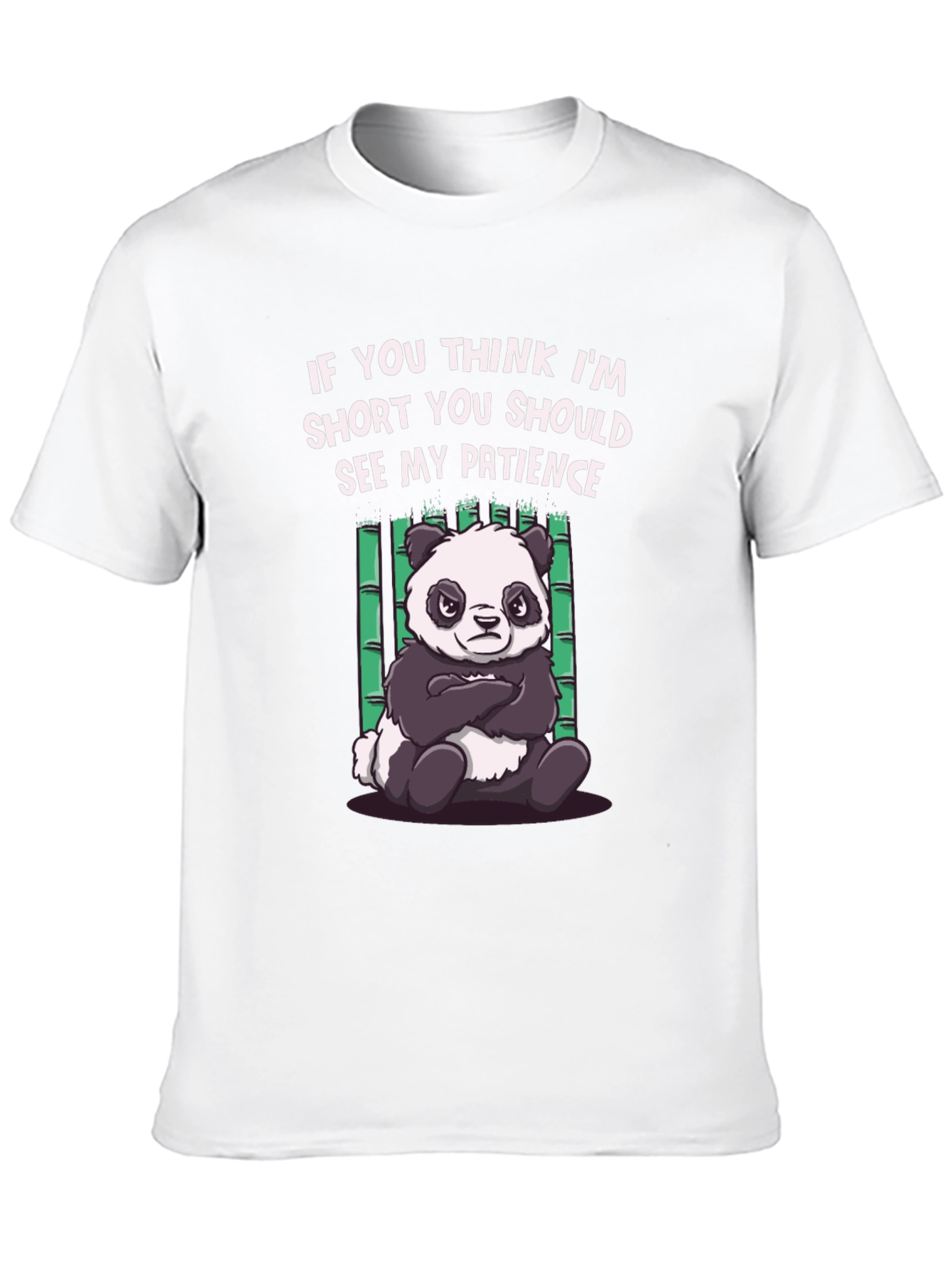 Funny Panda Short Patience T-Shirt