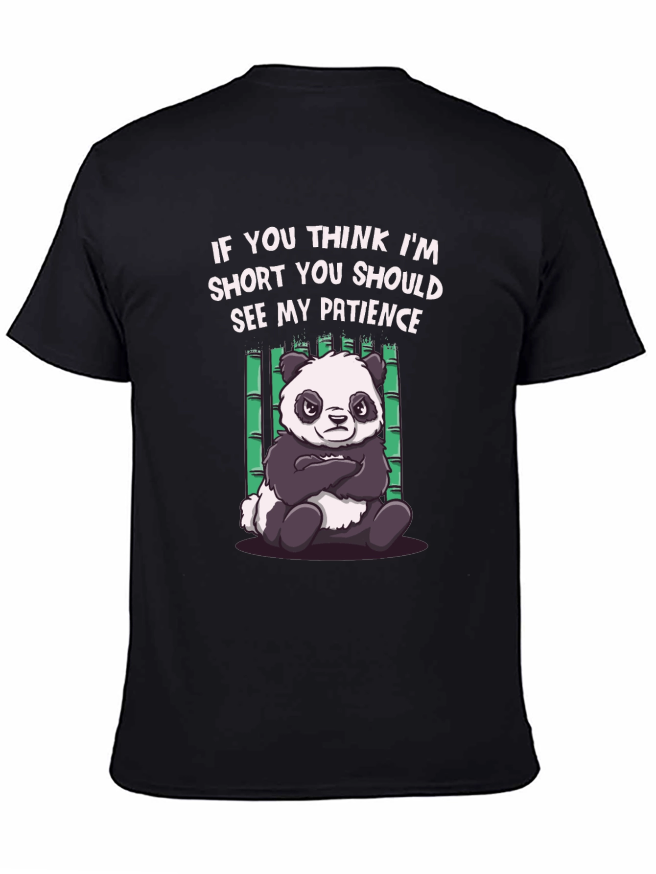 Funny Panda Short Patience T-Shirt
