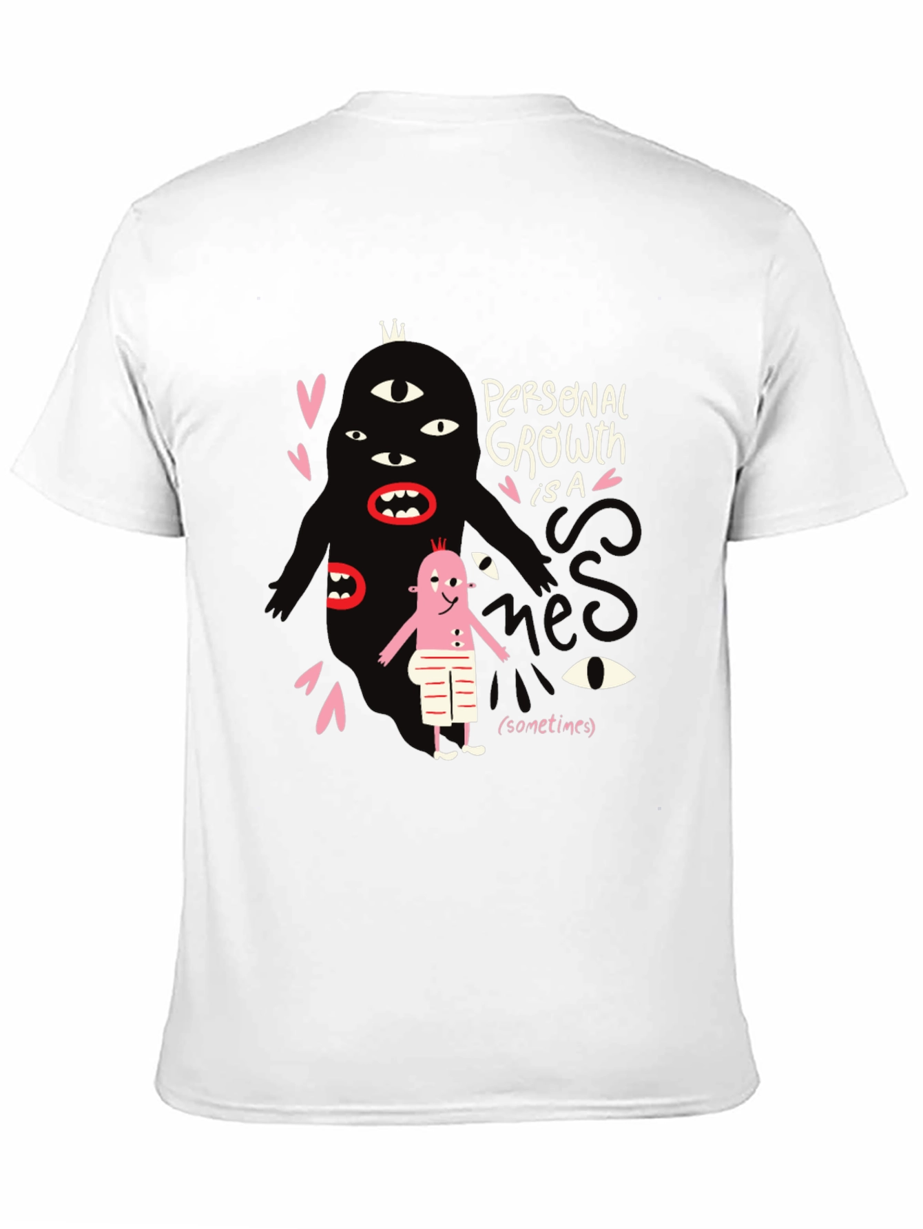 Mens Graphic Tee: Personal Growth Humor