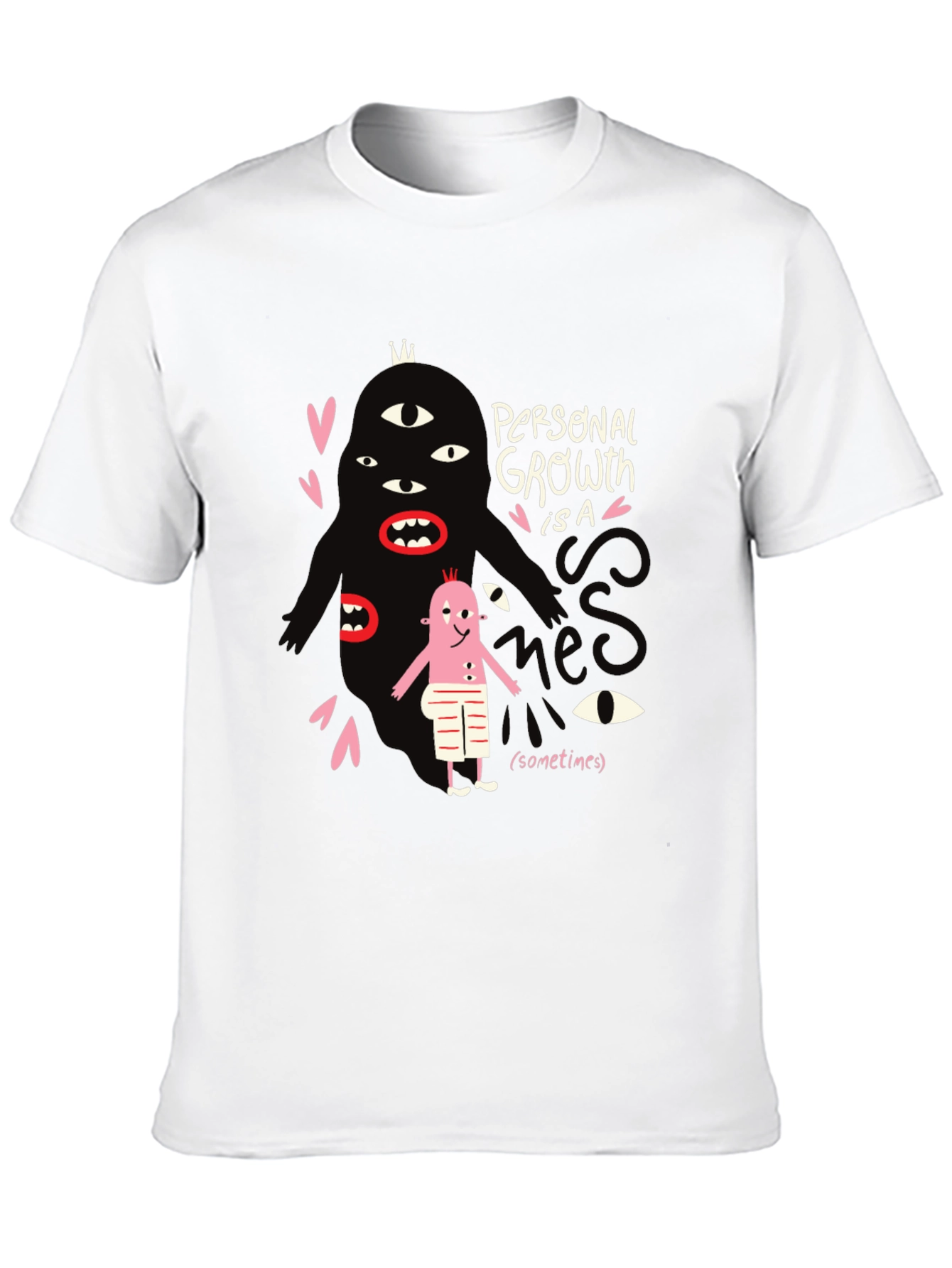 Mens Graphic Tee: Personal Growth Humor