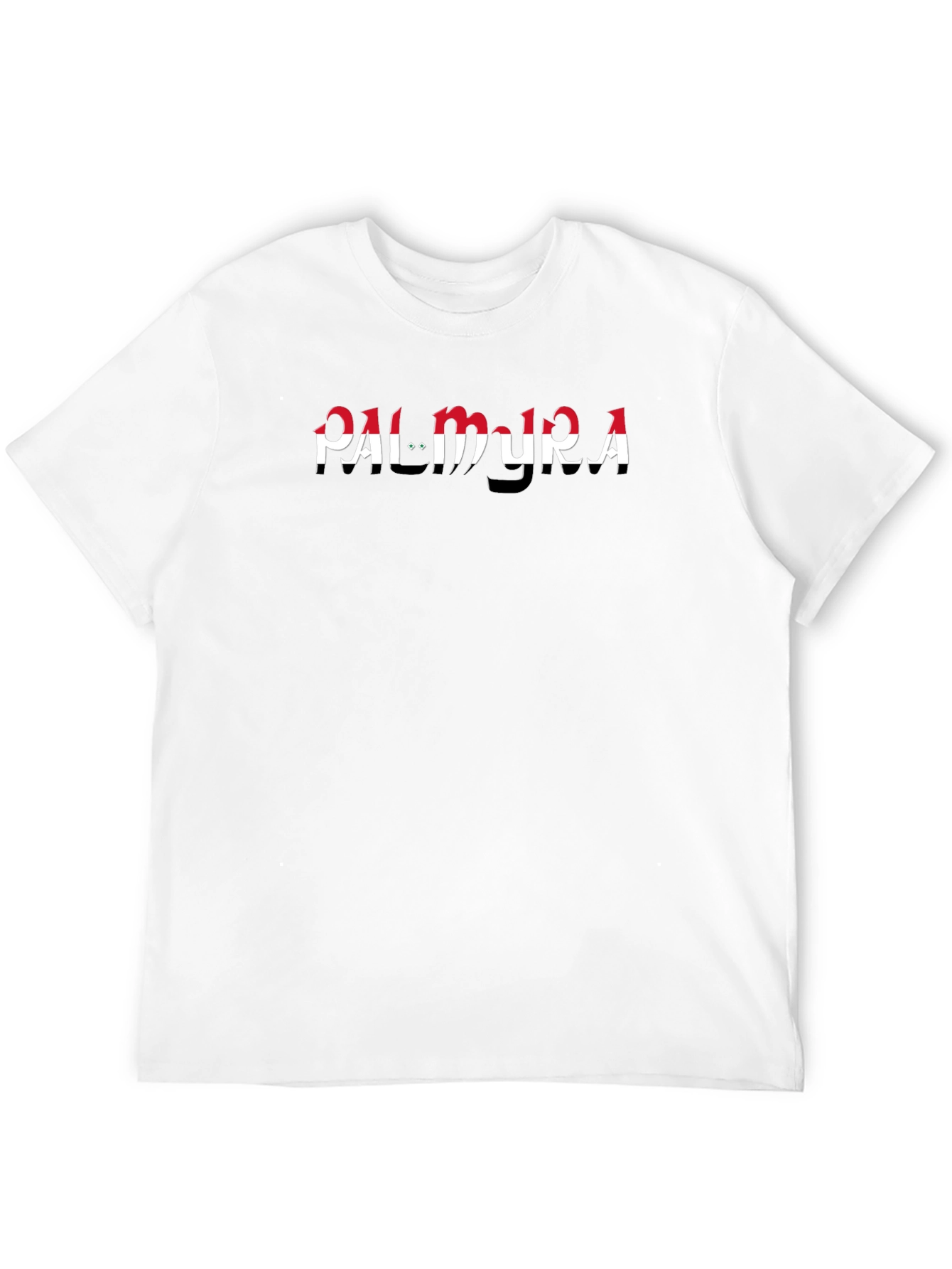 Palmyra Graphic Tee - Black Cotton T-Shirt
