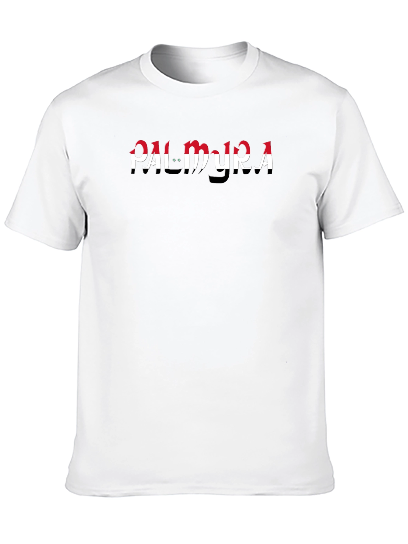 Palmyra Graphic Tee - Black Cotton T-Shirt