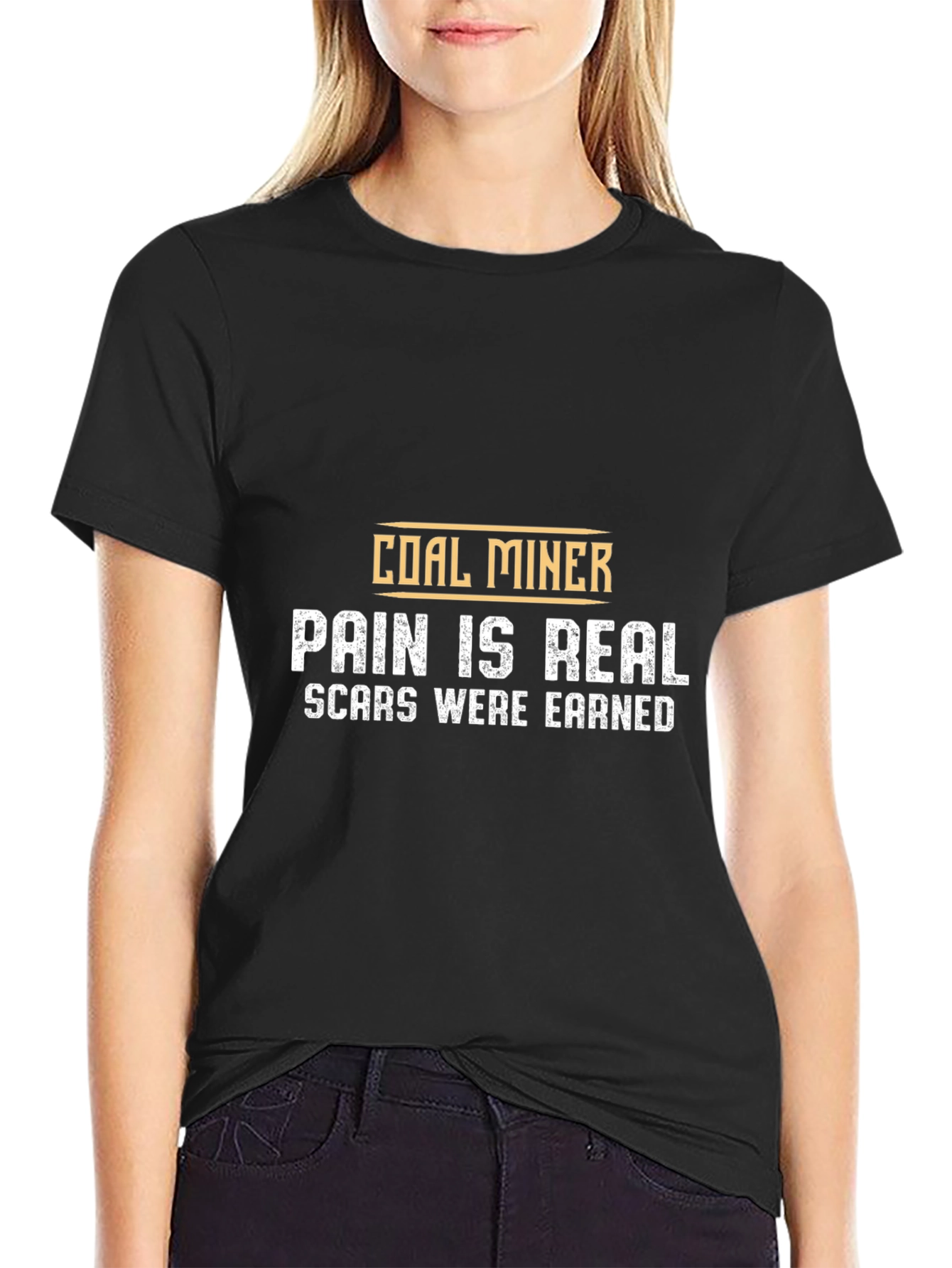 Coal Miner Pain is Real Graphic T-Shirt