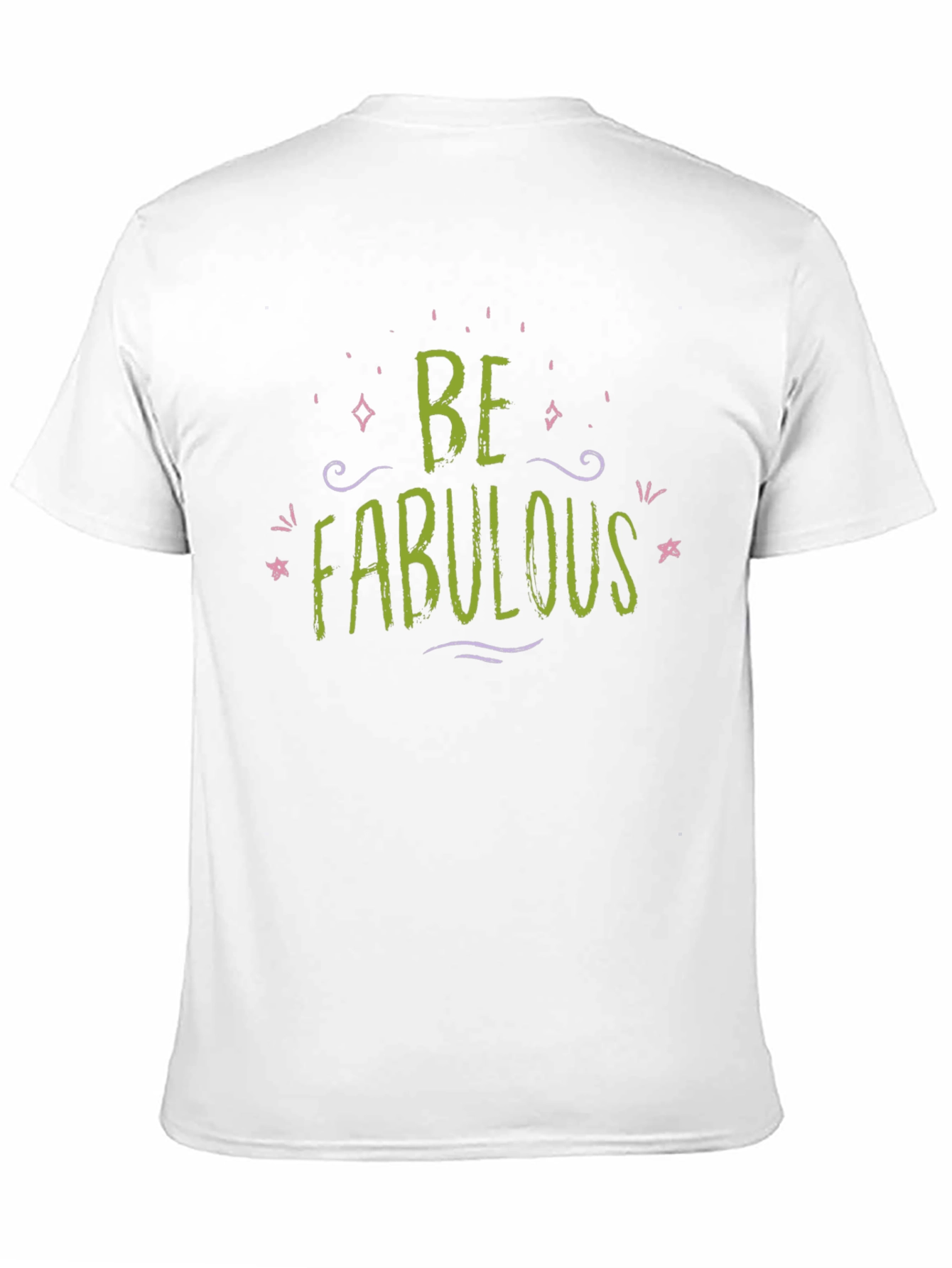 Be Fabulous Graphic Black T-Shirt
