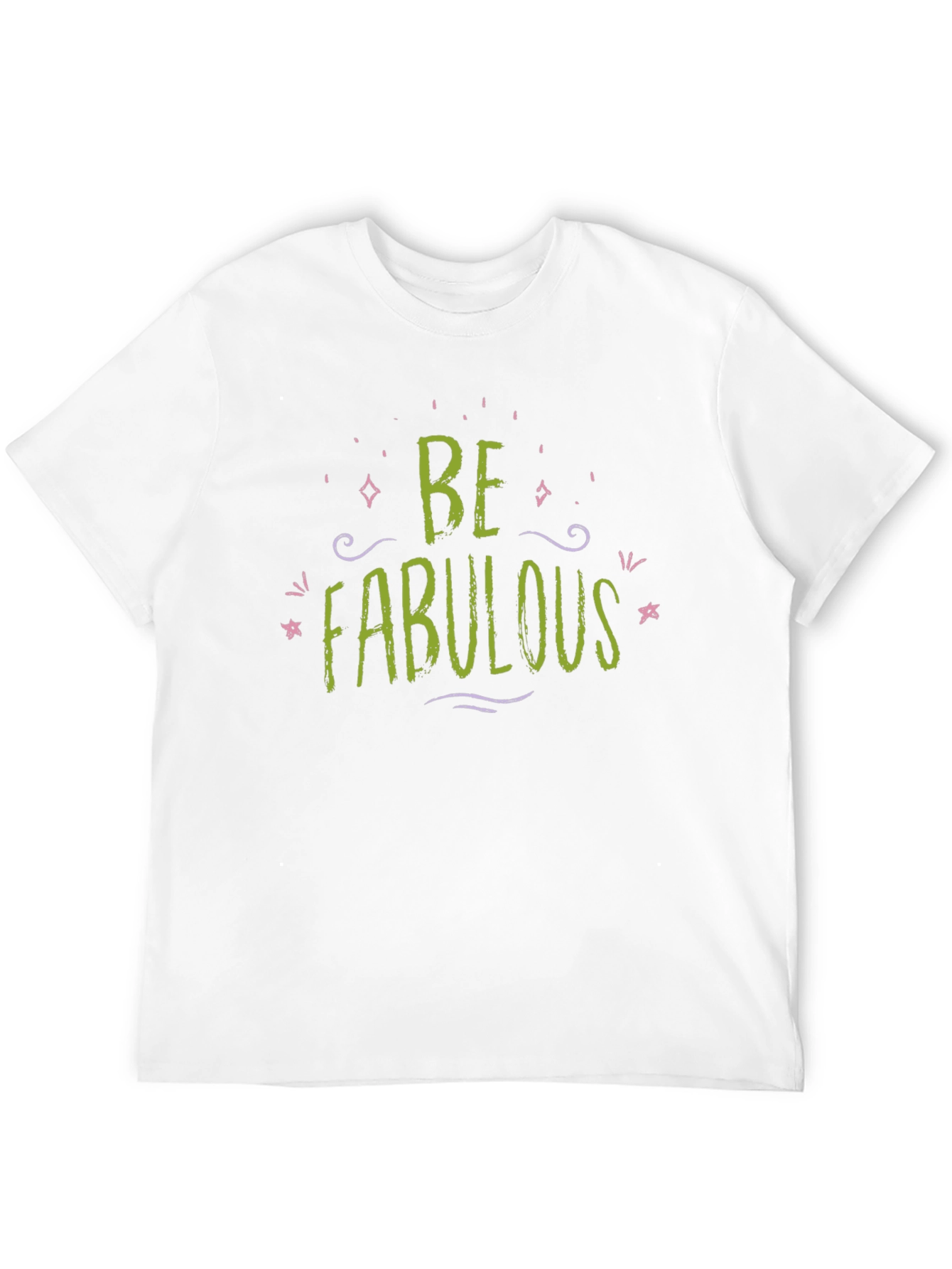 Be Fabulous Graphic Black T-Shirt