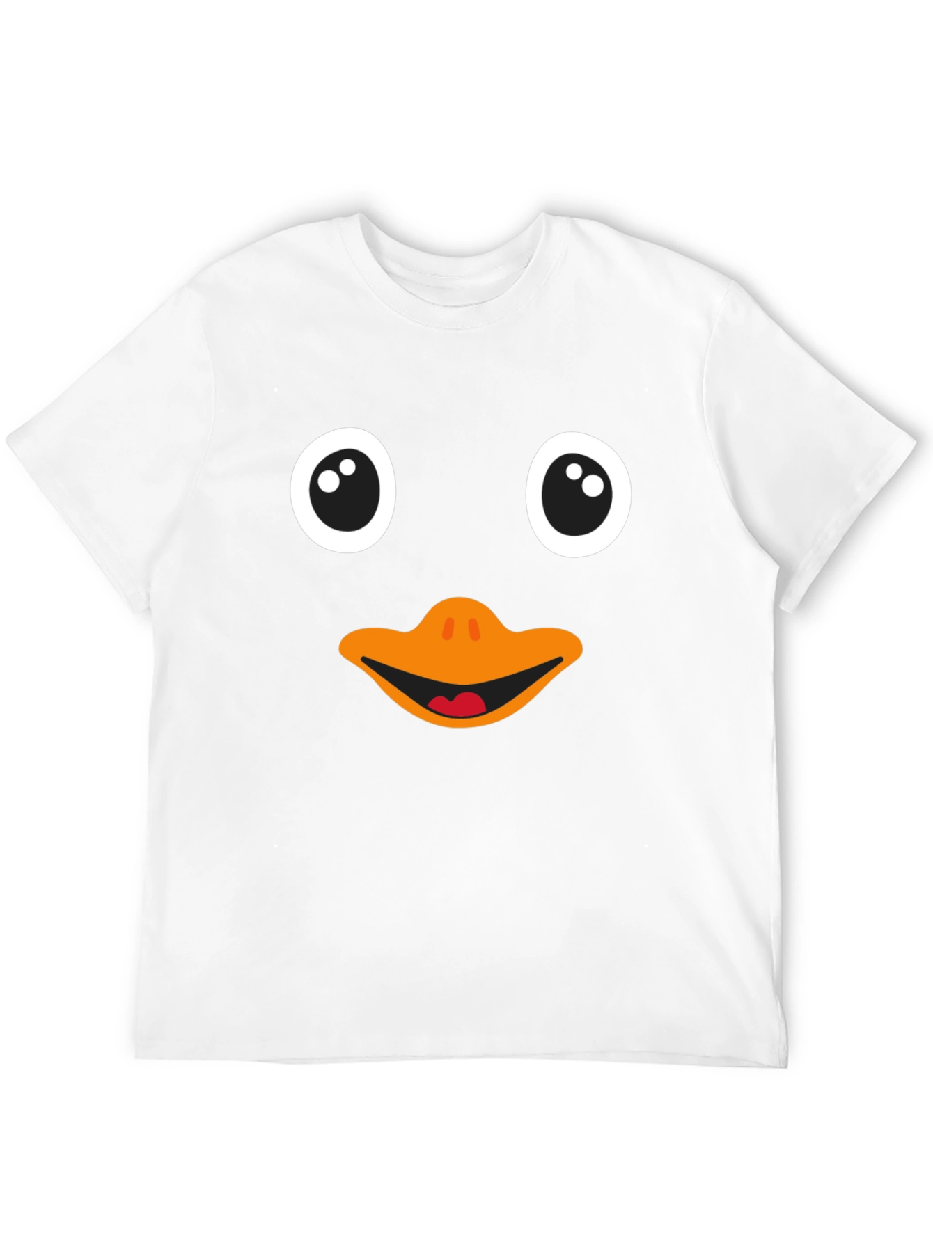 Funny Penguin Face Black T-Shirt