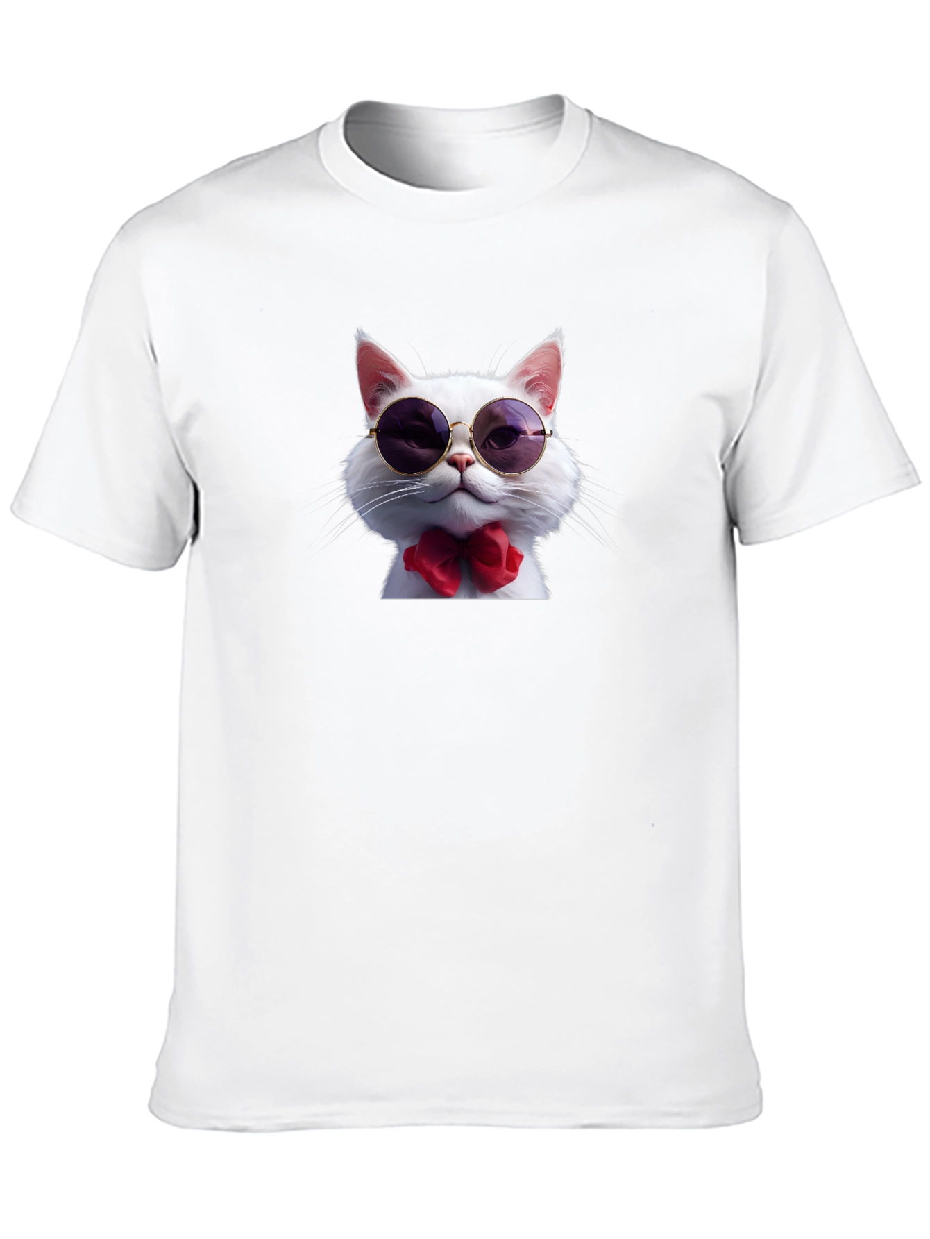 Cool Cat T-Shirt - Stylish Feline Fashion