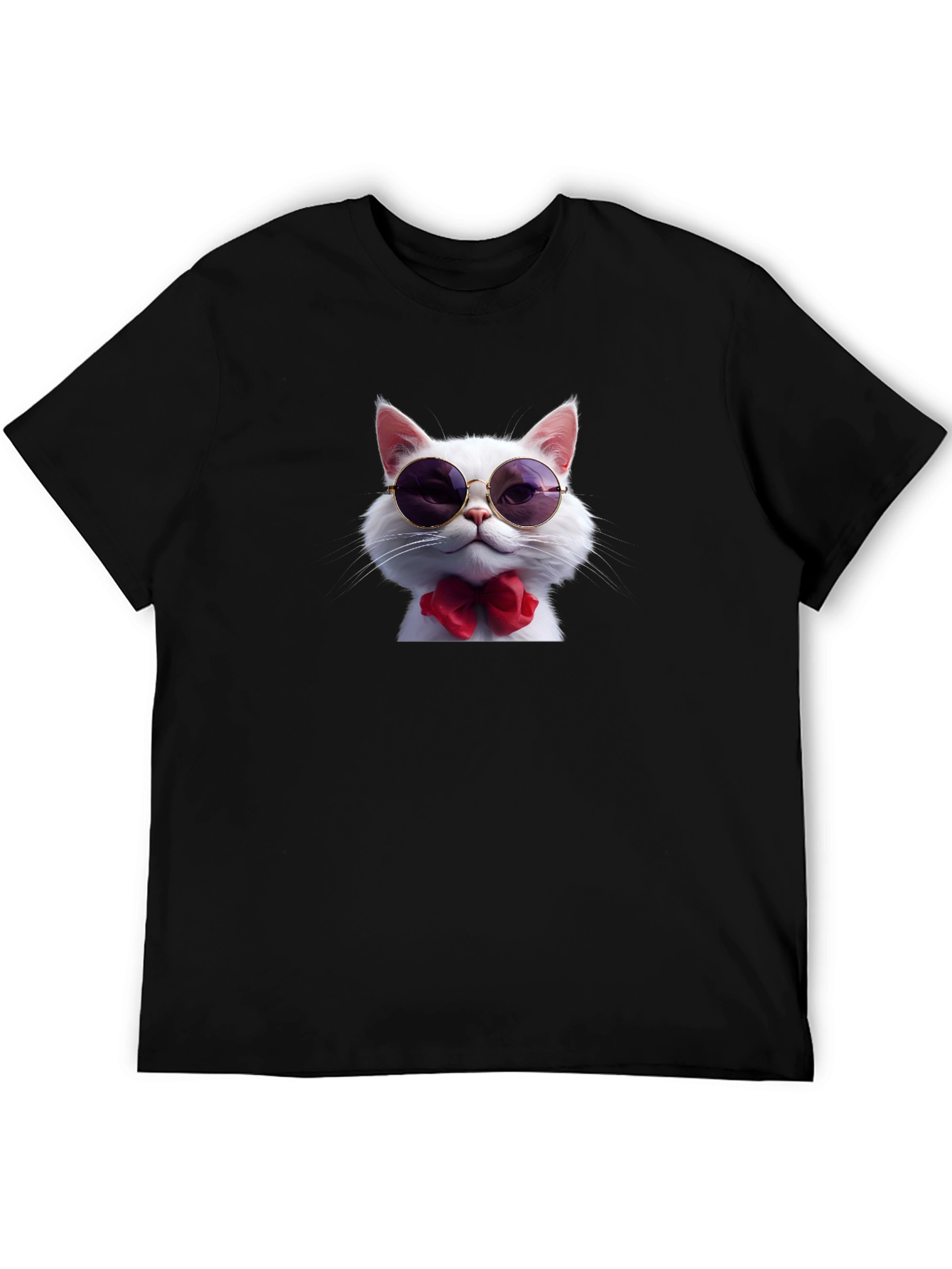 Cool Cat T-Shirt - Stylish Feline Fashion