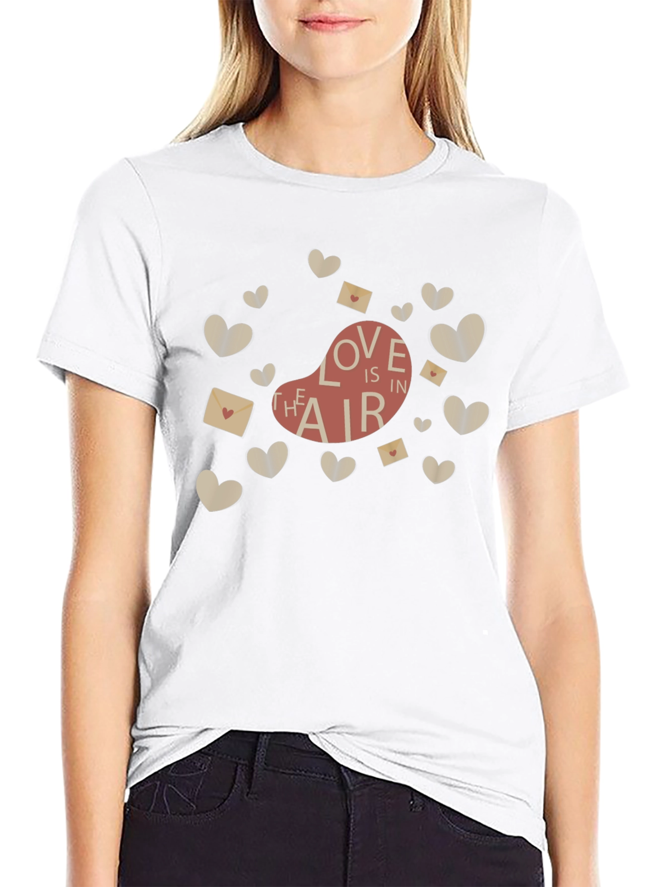 Love Is In The Air Graphic Tee - Black