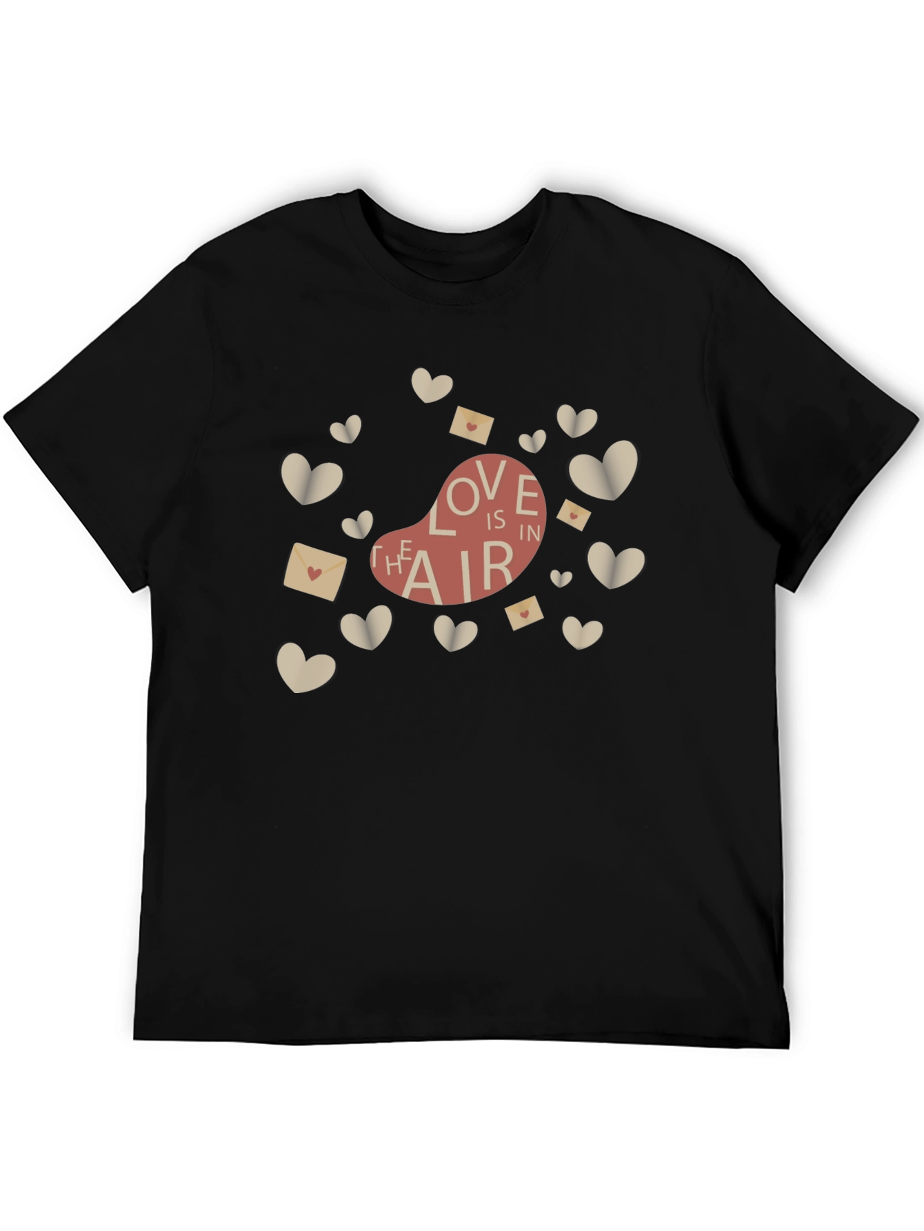 Love Is In The Air Graphic Tee - Black