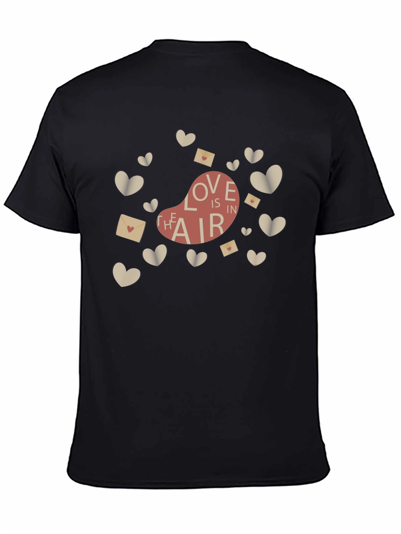 Love Is In The Air Graphic Tee - Black