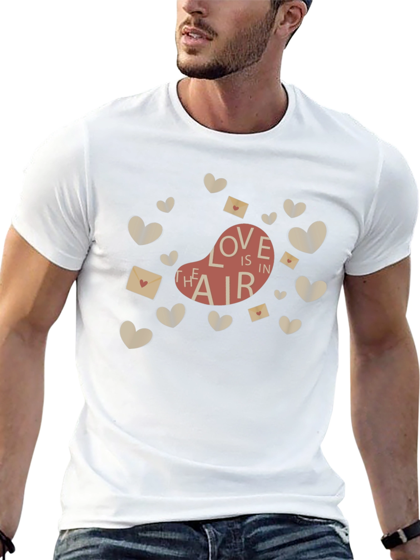 Love Is In The Air Graphic Tee - Black