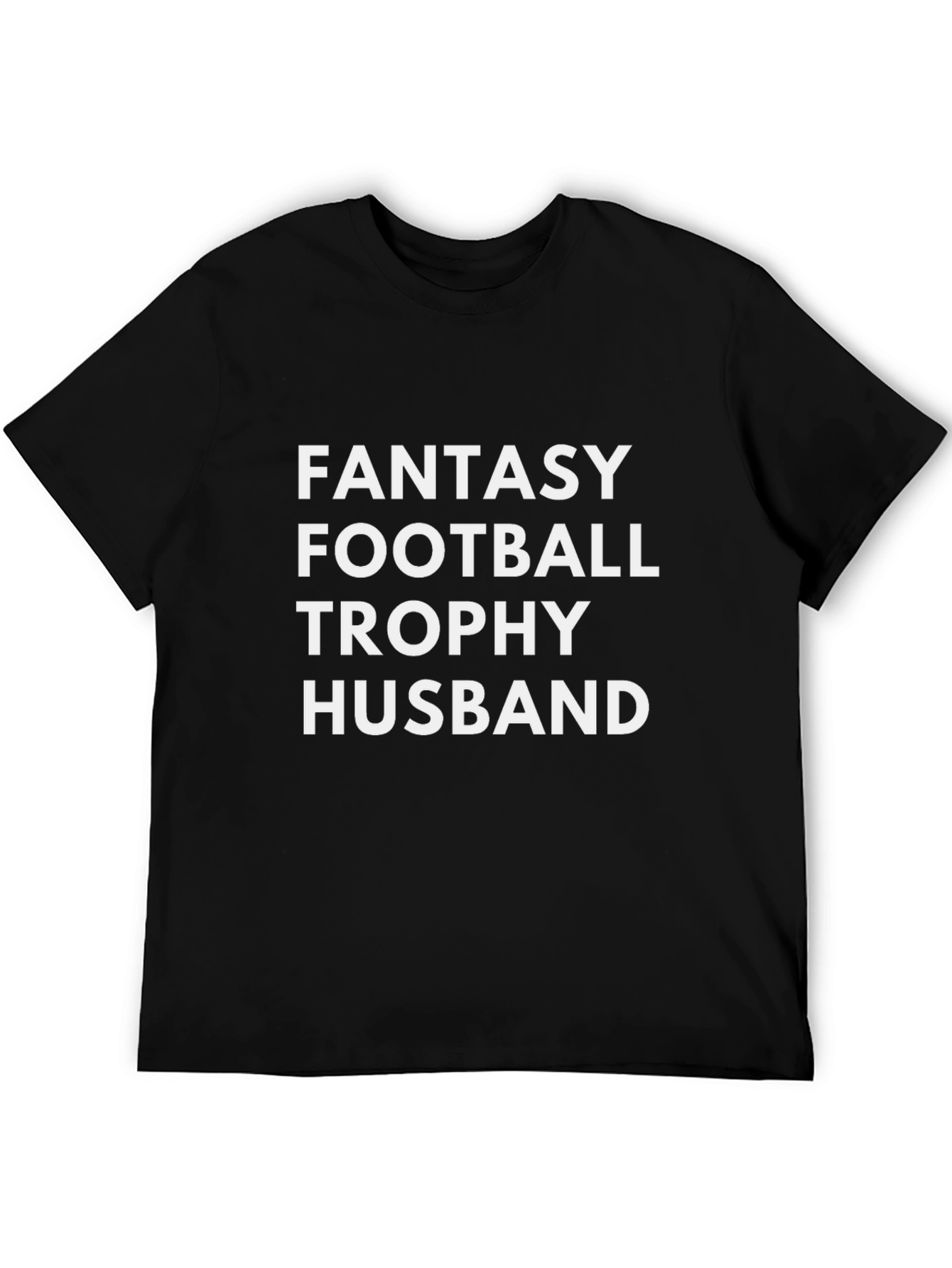 Fantasy Football Trophy Husband Graphic Tee