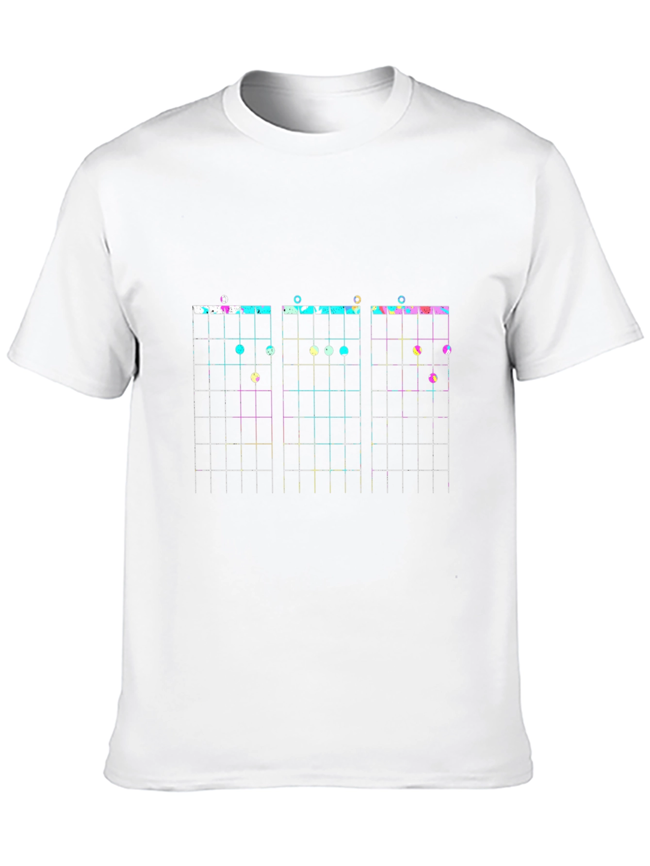 Guitar Chord Chart T-Shirt - Black
