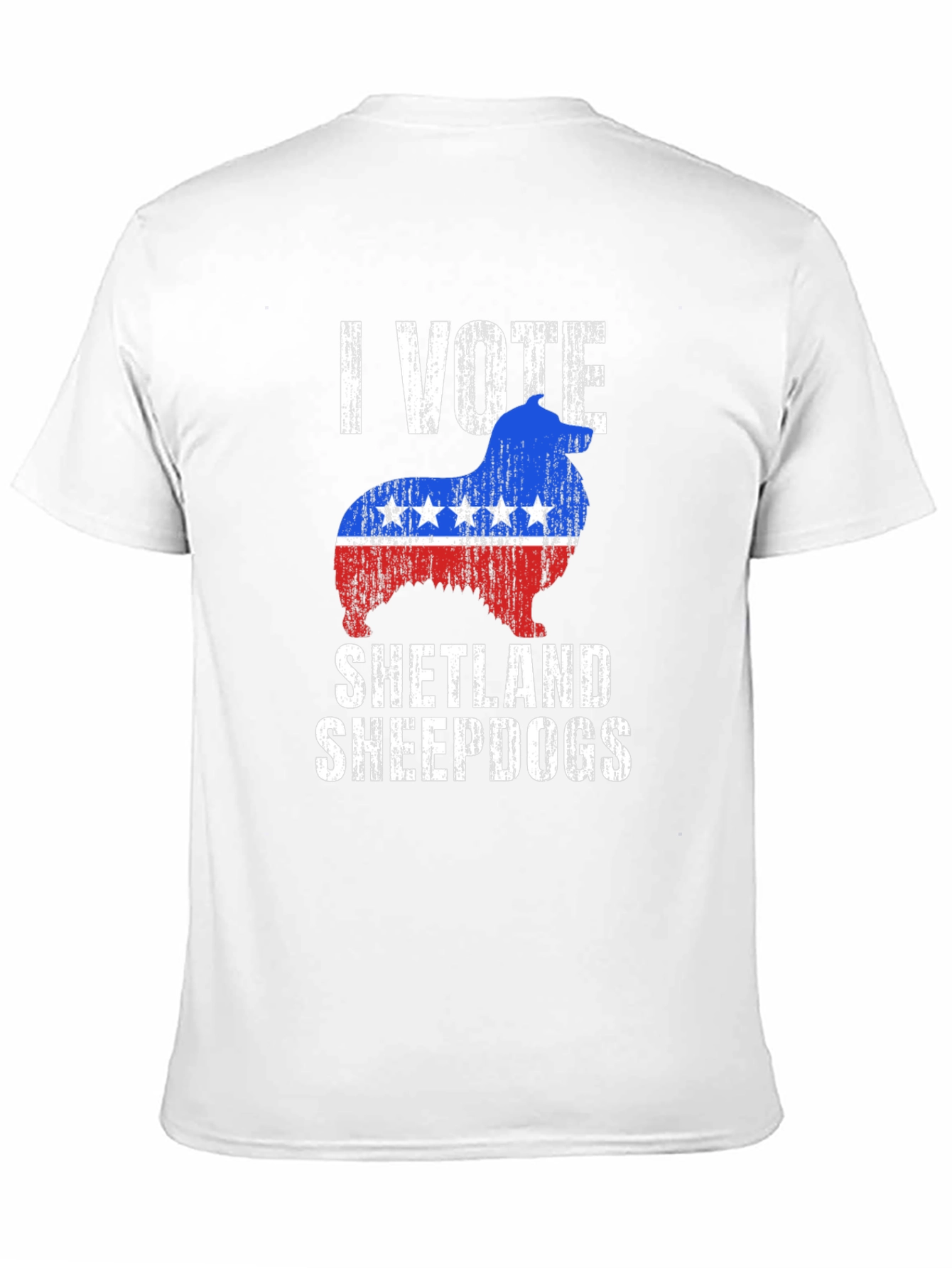 I Vote Shetland Sheepdogs Graphic Tee