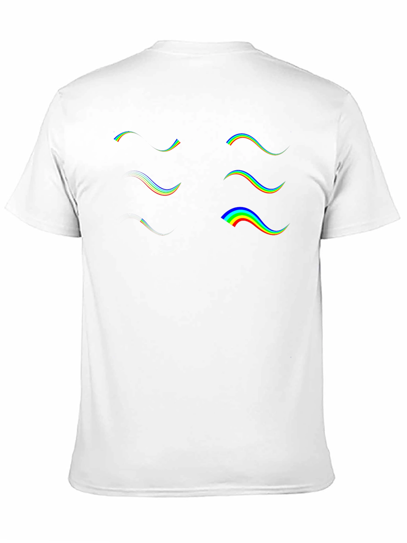Retro Wave Graphic Tee - Black Cotton T-Shirt