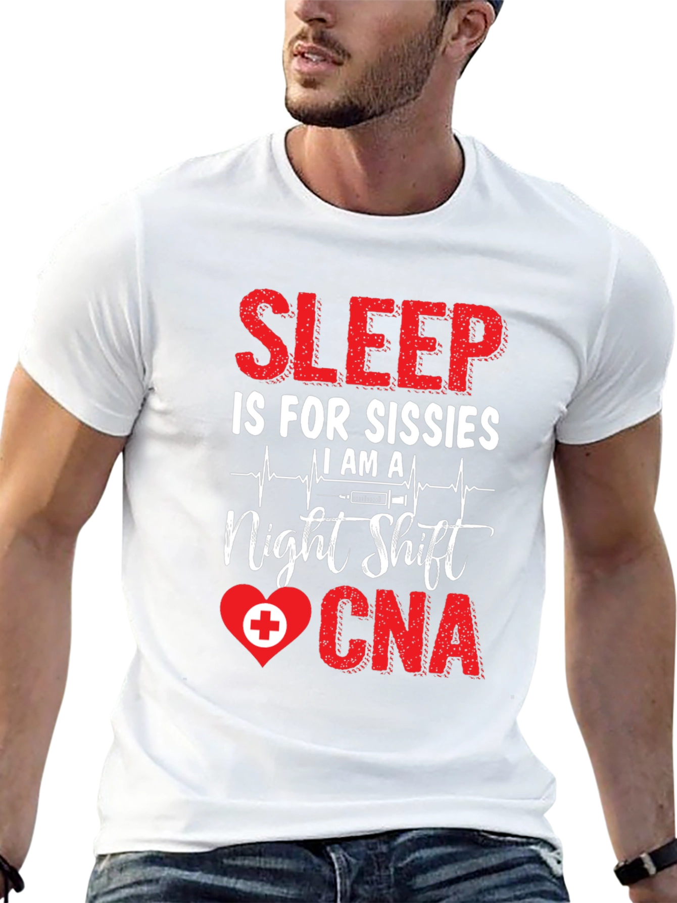 Night Shift CNA T-Shirt: Sleep is for Sissies
