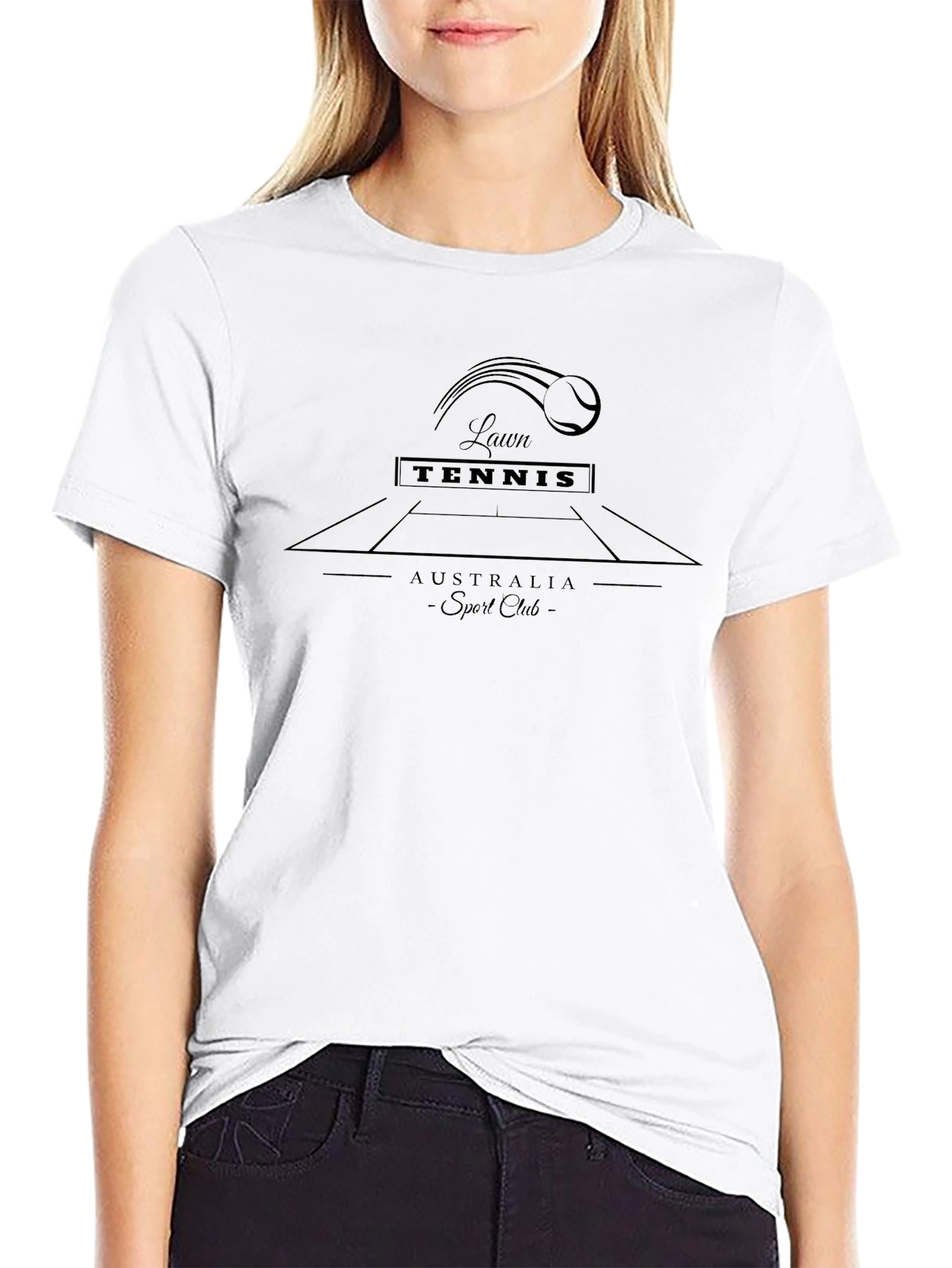 Lawn Tennis Australia Sport Club Graphic Tee