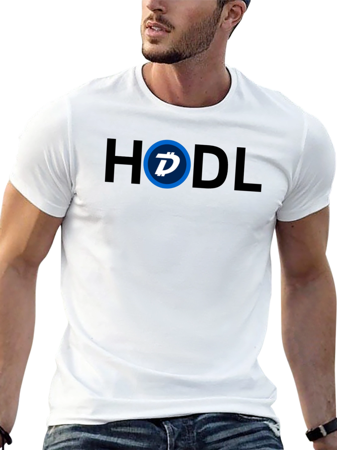 HODL Crypto Black T-Shirt - Crypto Investor