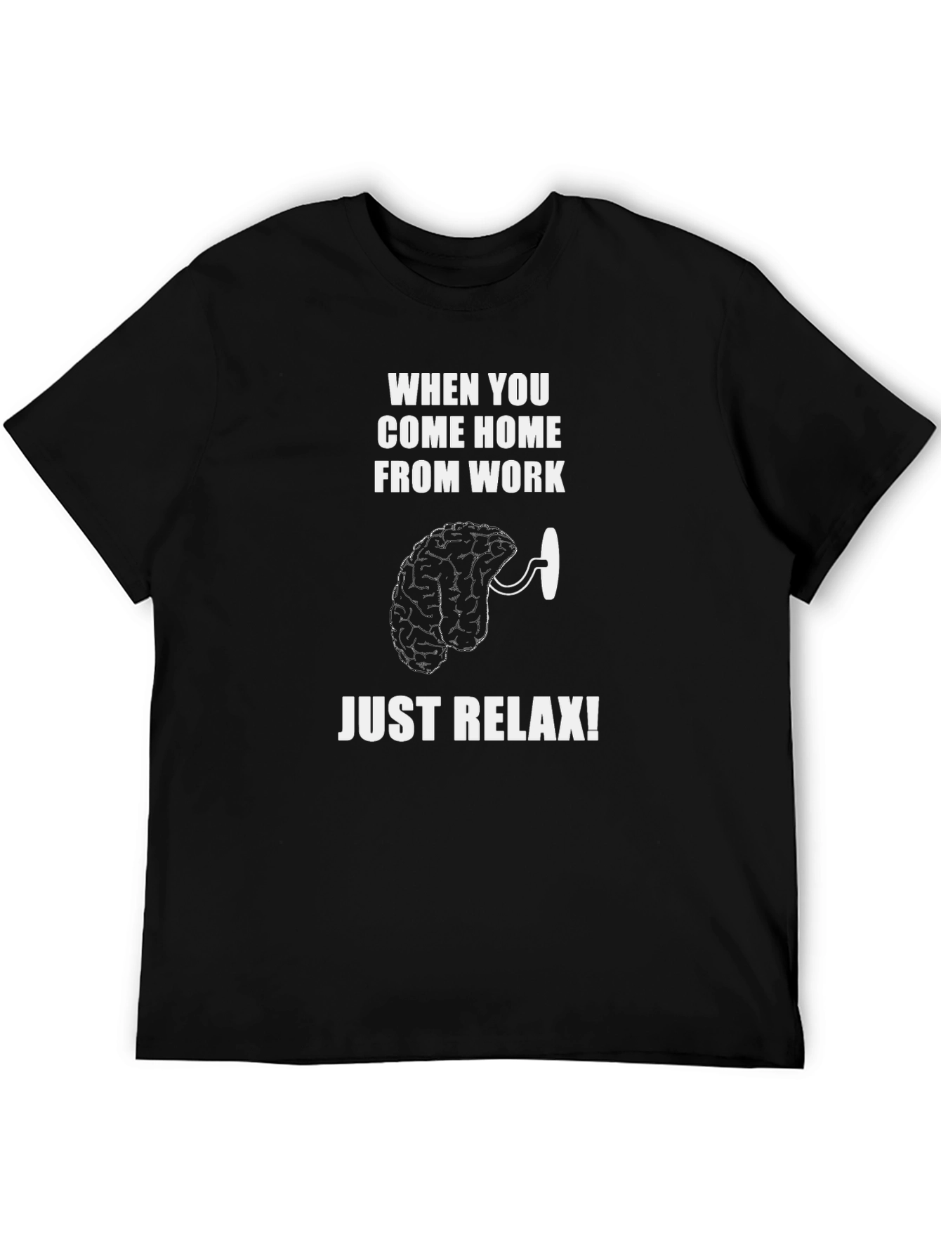 Relax Your Mind T-Shirt - Funny Brain Tee