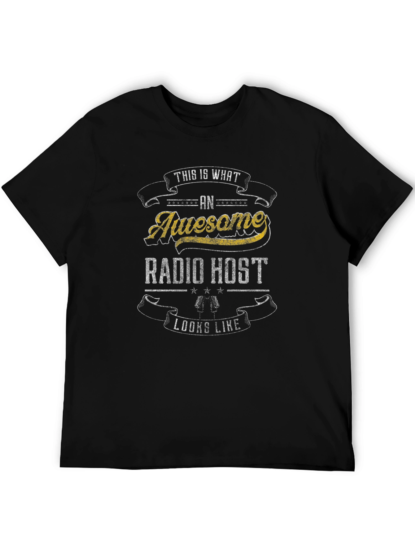 Awesome Radio Host T-Shirt - Novelty Graphic Tee
