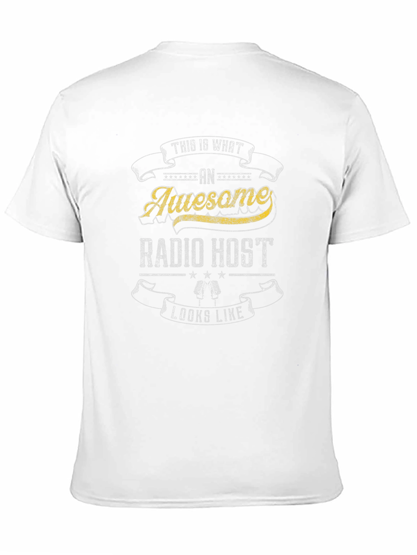 Awesome Radio Host T-Shirt - Novelty Graphic Tee