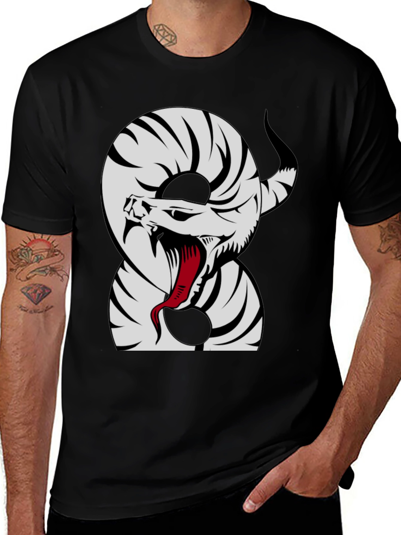 Snake T-Shirt: Striking Graphic Tee