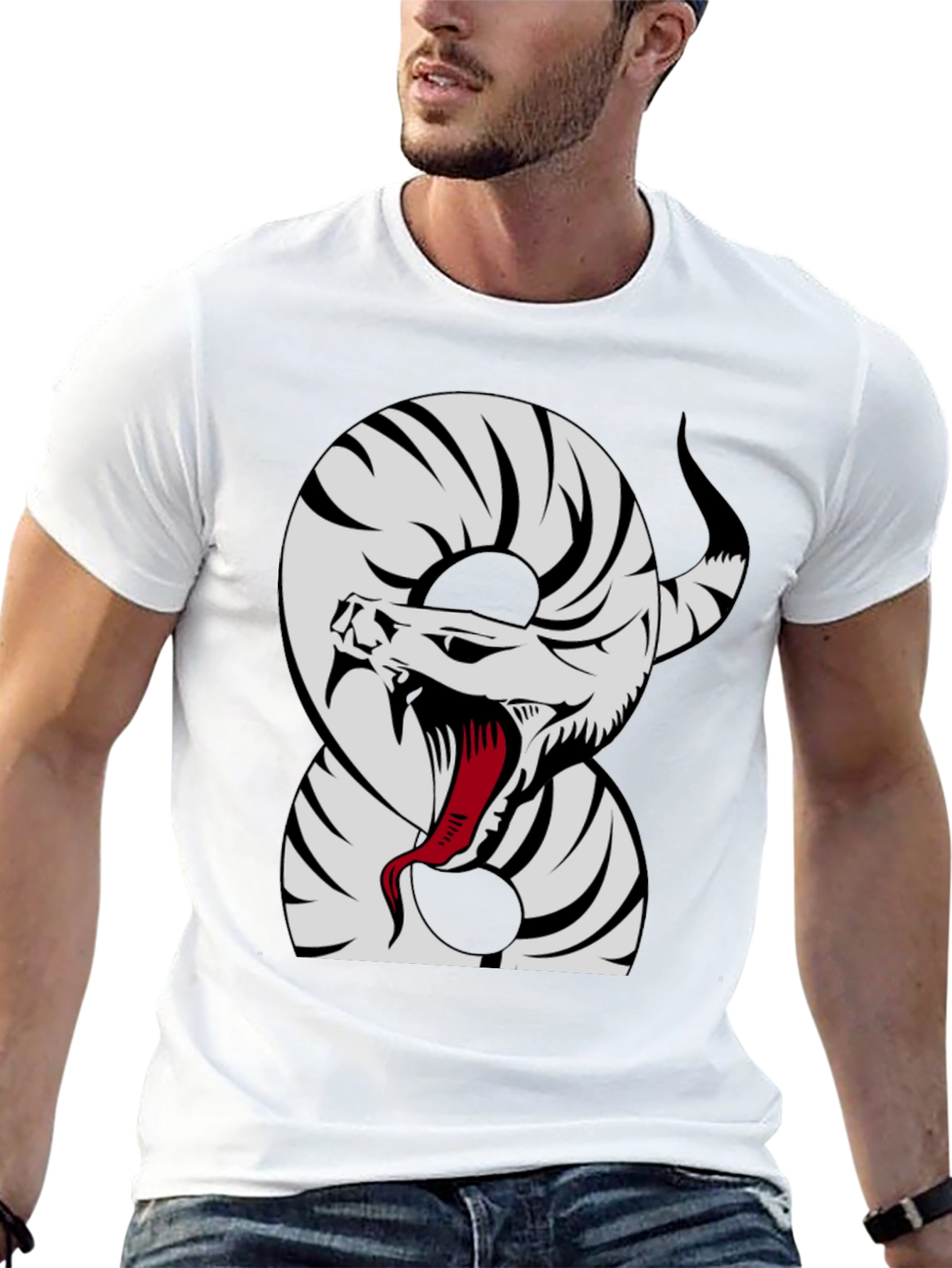 Snake T-Shirt: Striking Graphic Tee