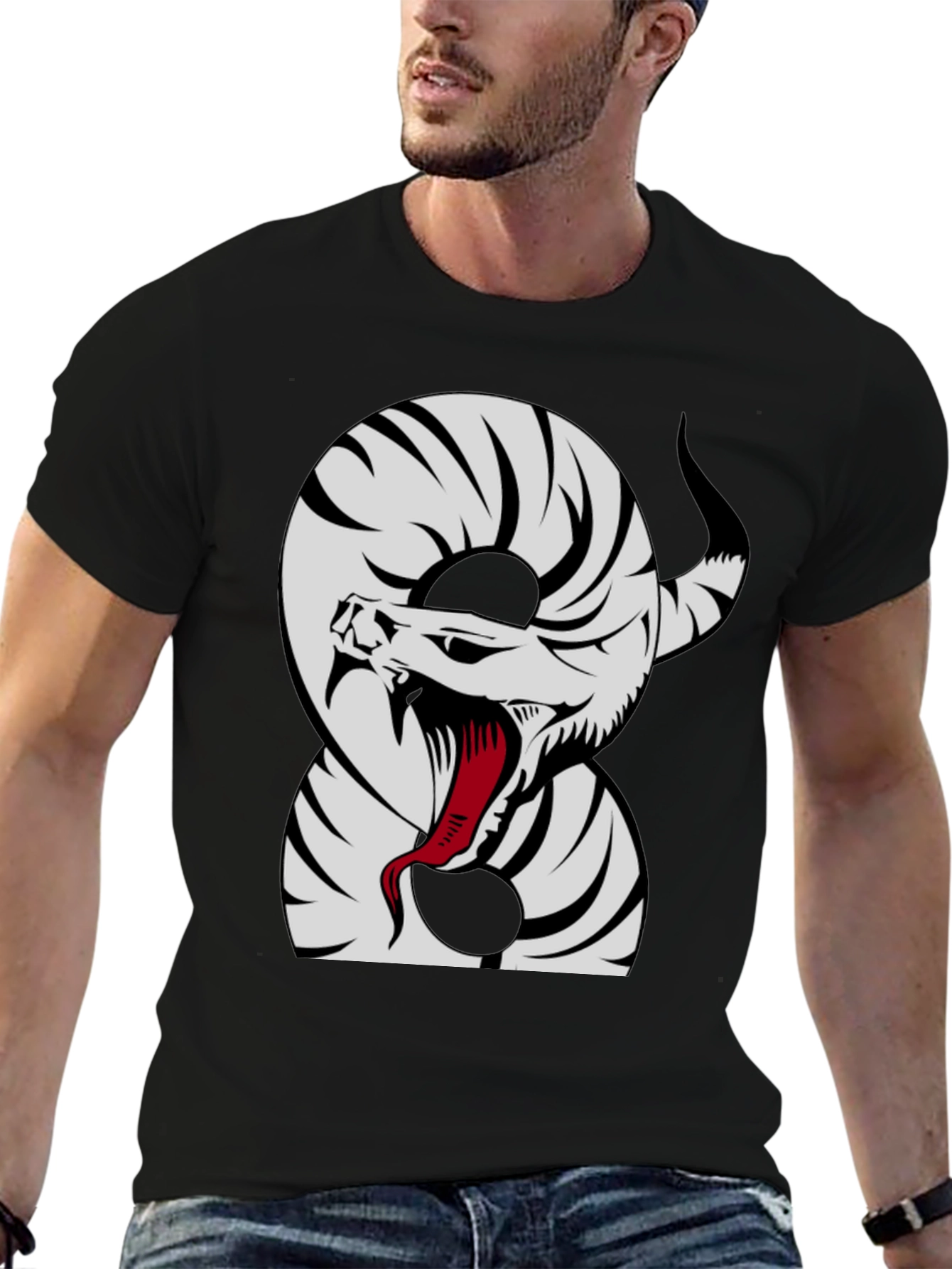 Snake T-Shirt: Striking Graphic Tee