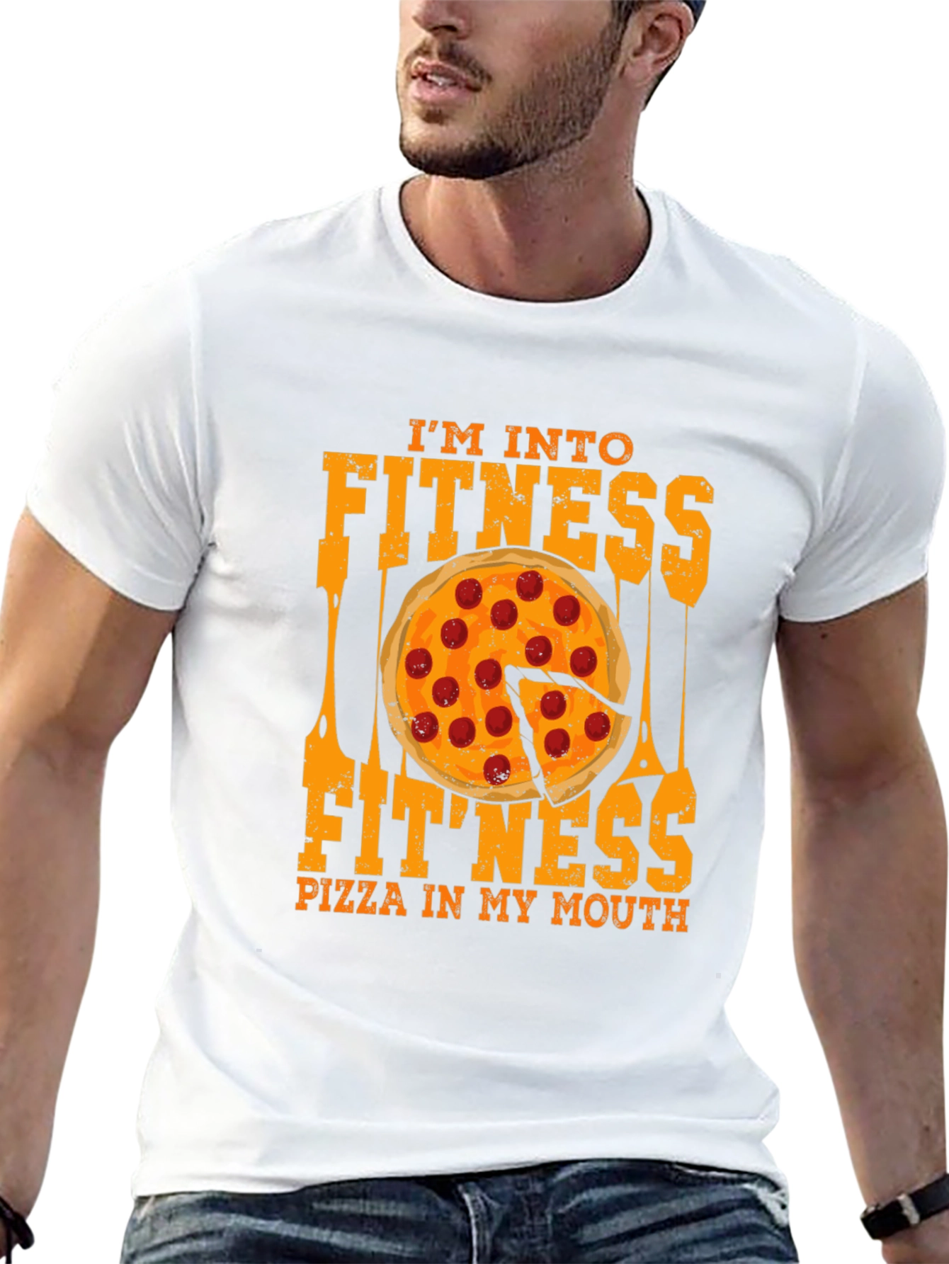 Im Into Fitness Pizza T-Shirt