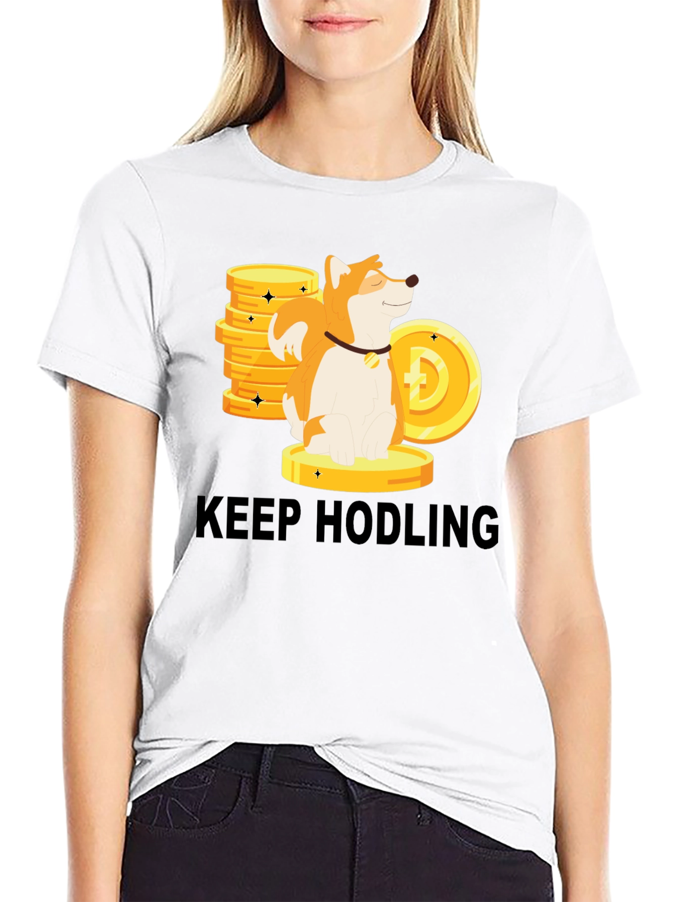 Keep Hodling Dogecoin Graphic Tee