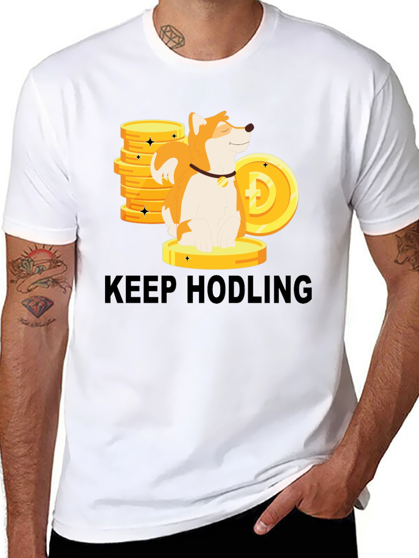 Keep Hodling Dogecoin Graphic Tee