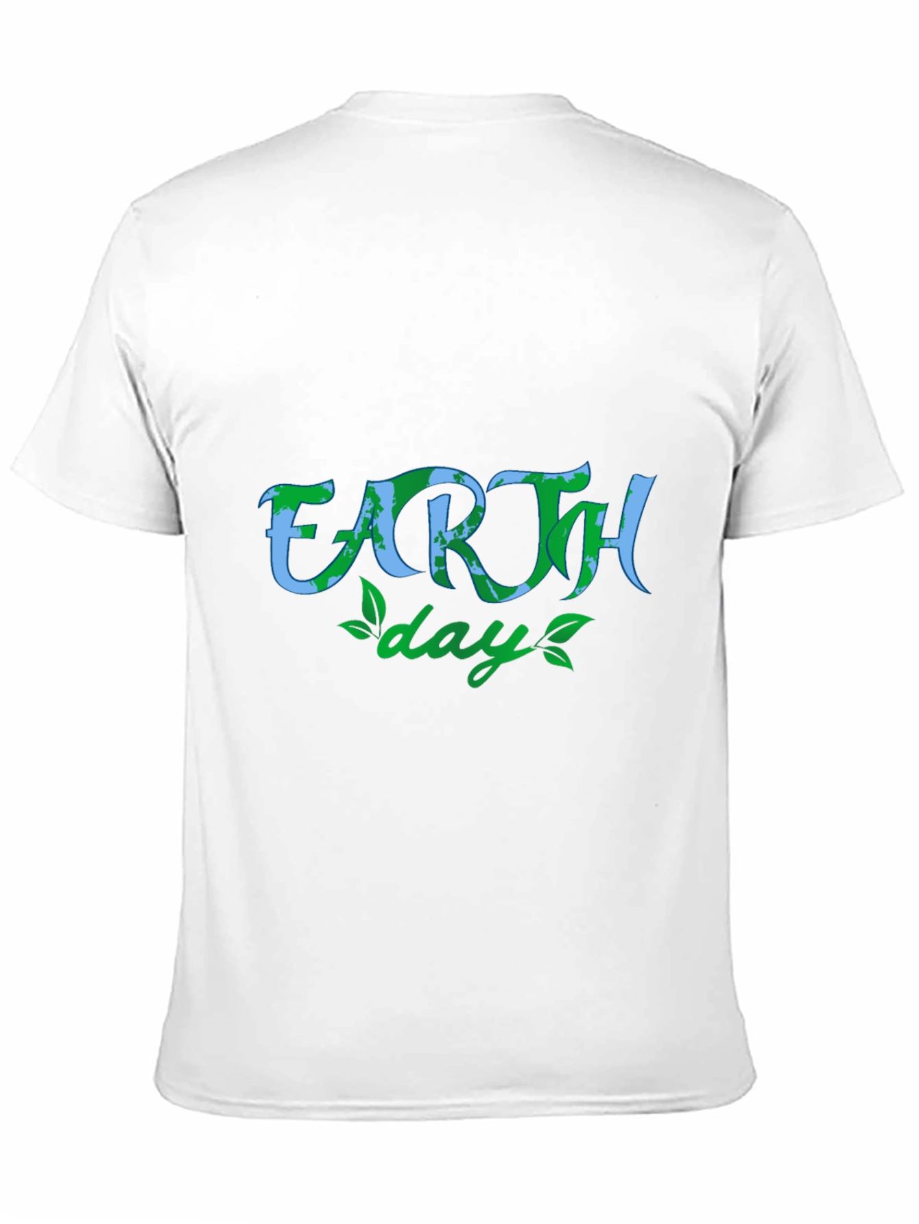 Earth Day Graphic T-Shirt - Black Short Sleeve