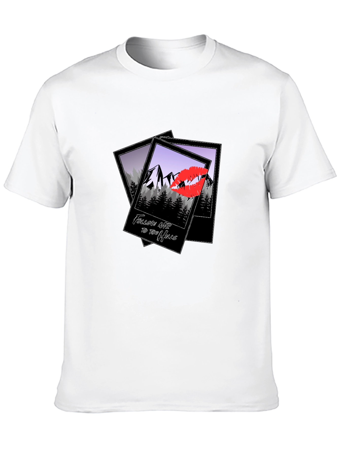 Mountains Kiss Graphic T-Shirt