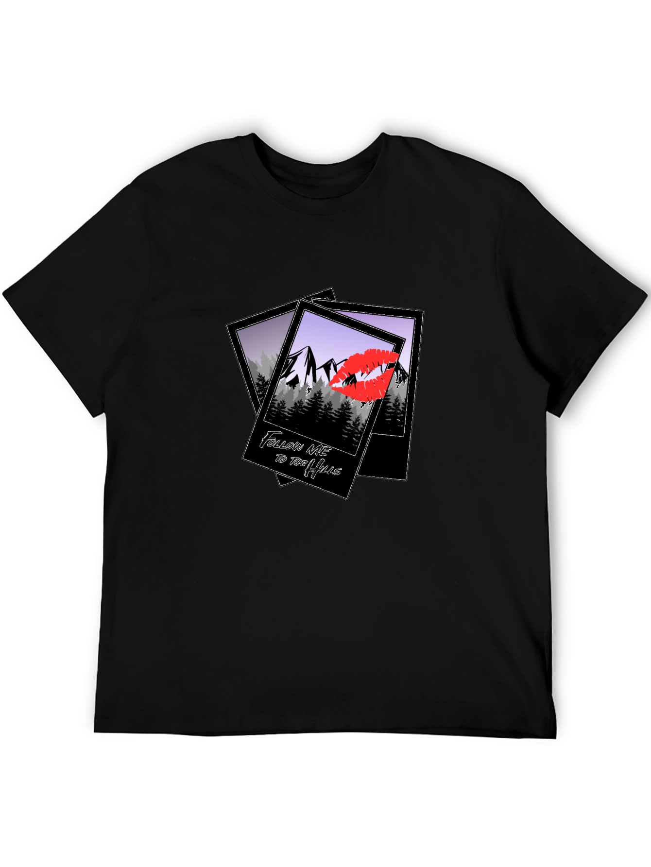 Mountains Kiss Graphic T-Shirt