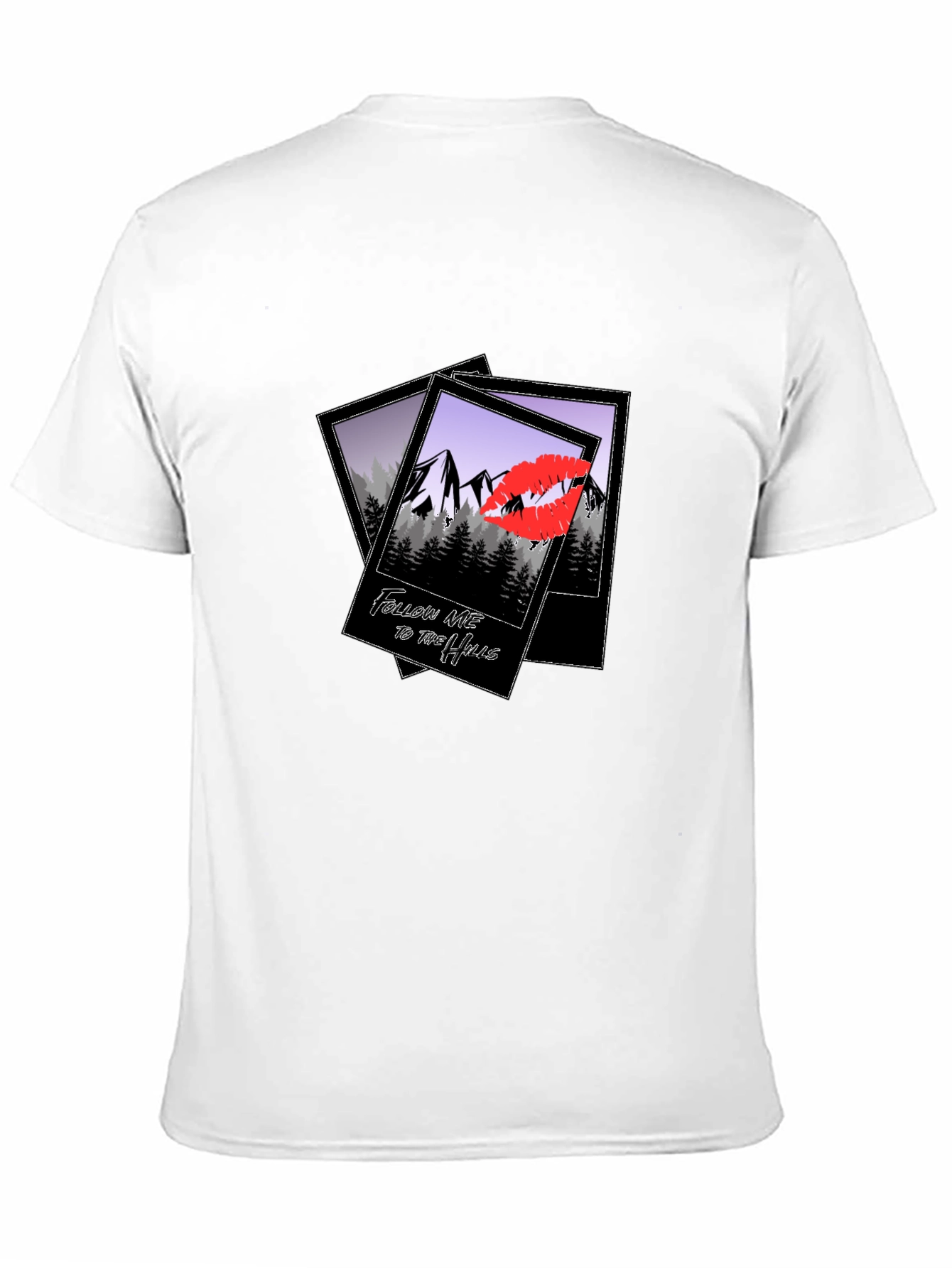 Mountains Kiss Graphic T-Shirt