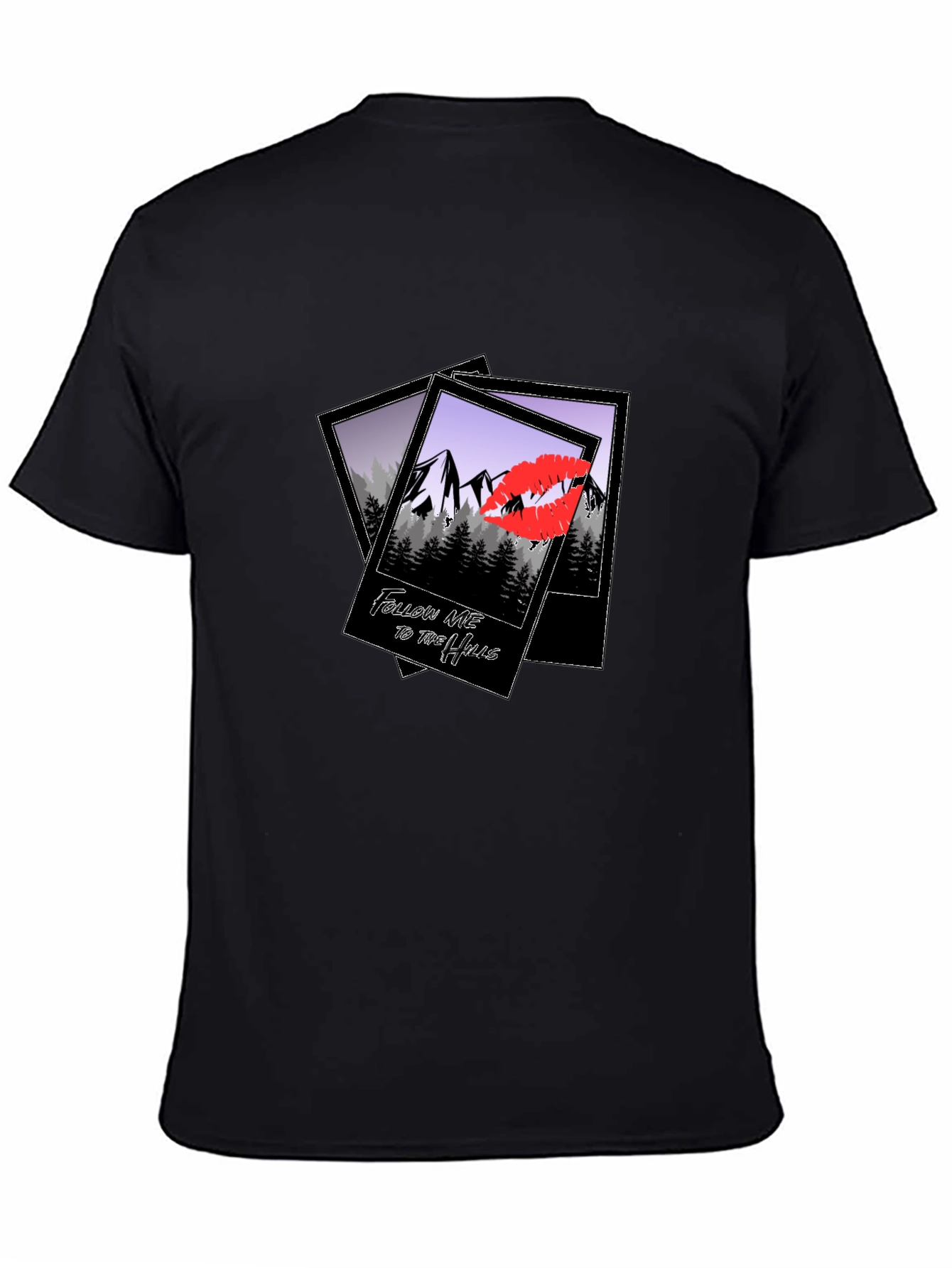 Mountains Kiss Graphic T-Shirt