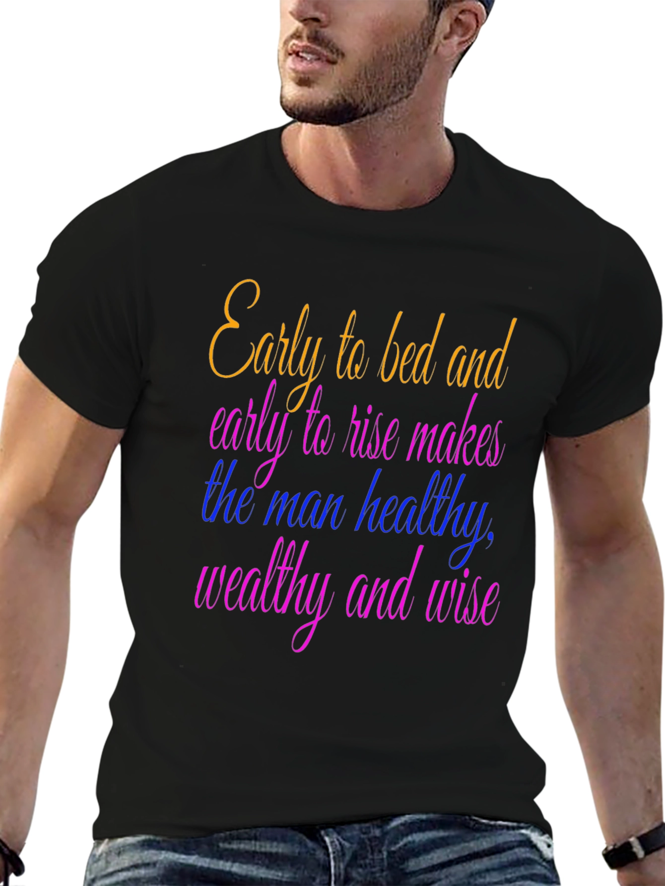 Early to Bed T-Shirt - Healthy Wealthy Wise