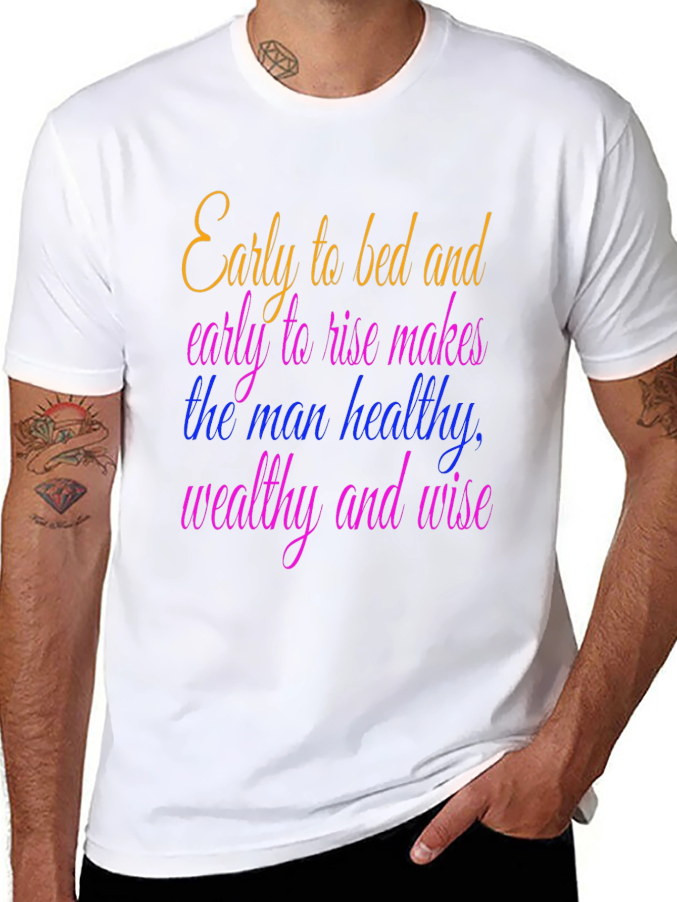 Early to Bed T-Shirt - Healthy Wealthy Wise