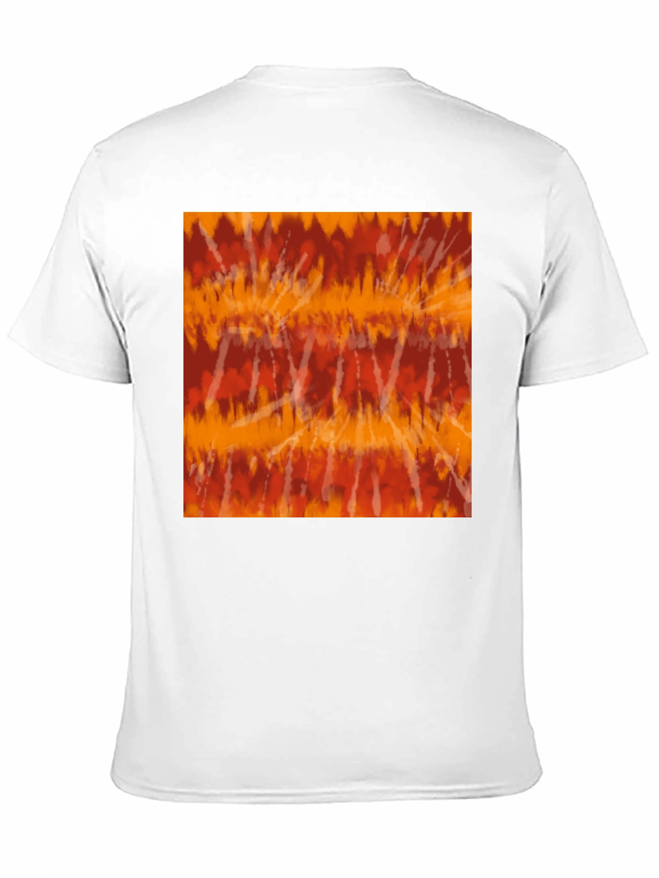 Retro Tie-Dye Graphic Tee - Casual Black T-Shirt