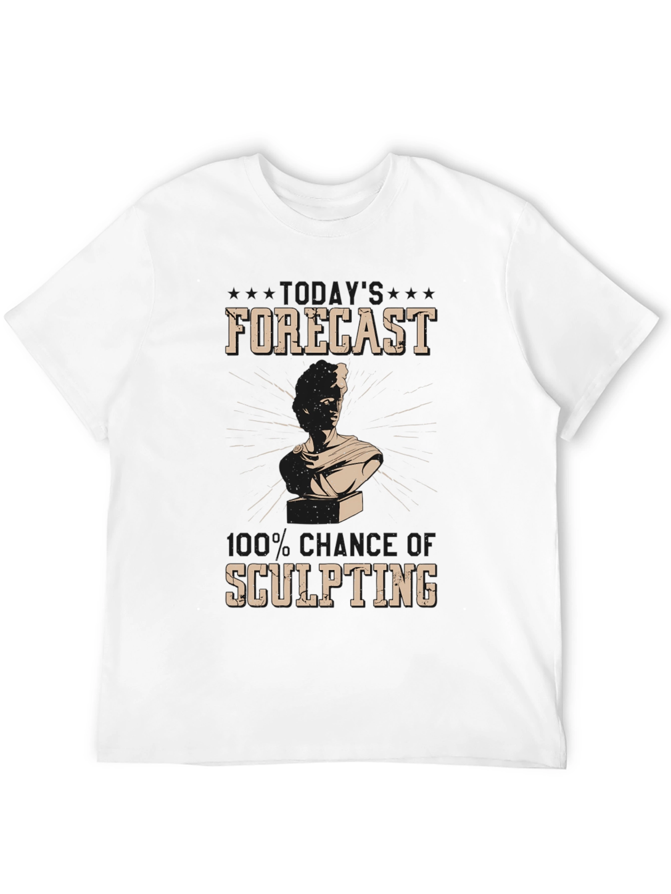 Sculpting Forecast T-Shirt Unique Artistic Design