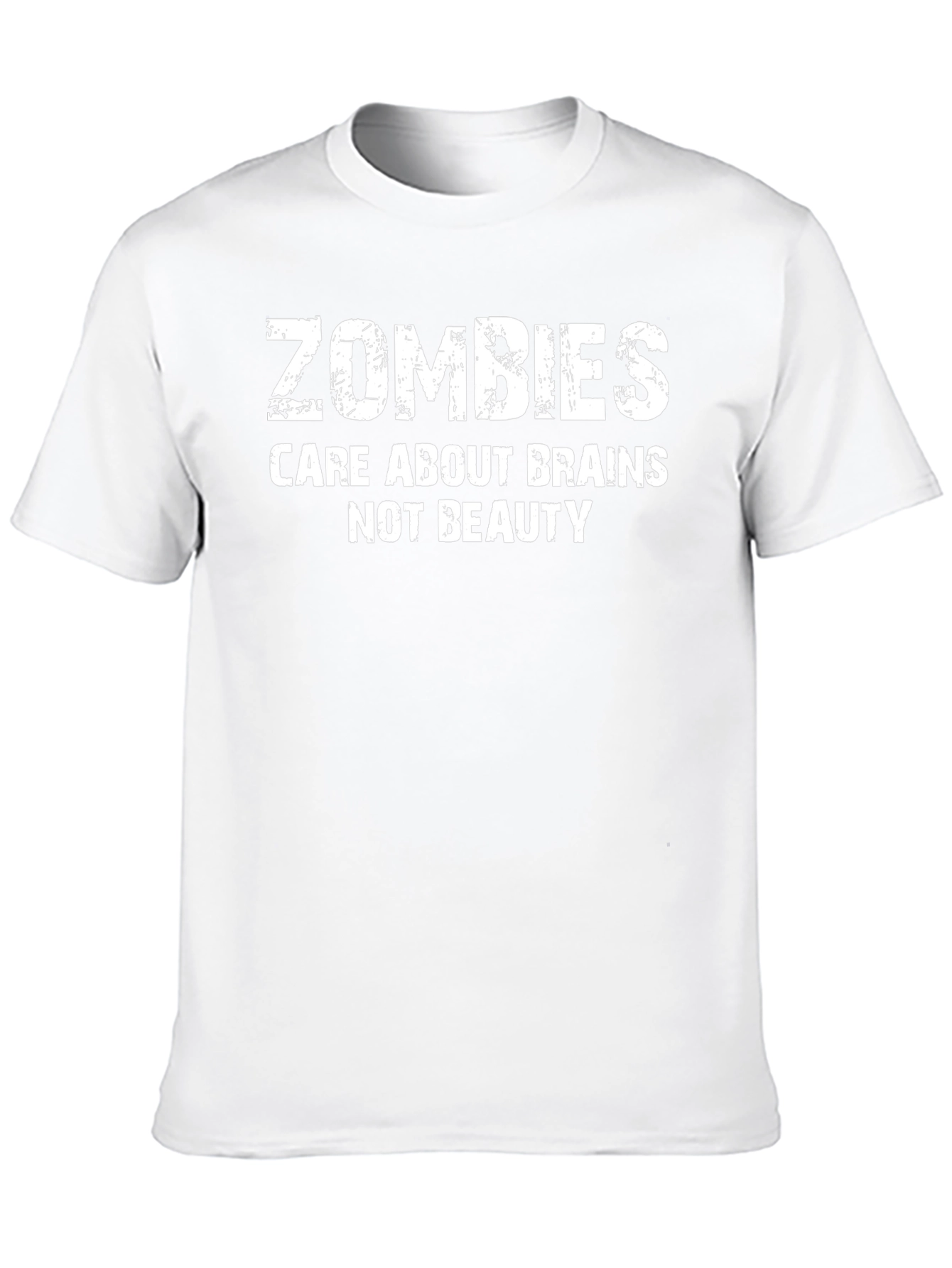 Zombies Care About Brains T-Shirt - Black
