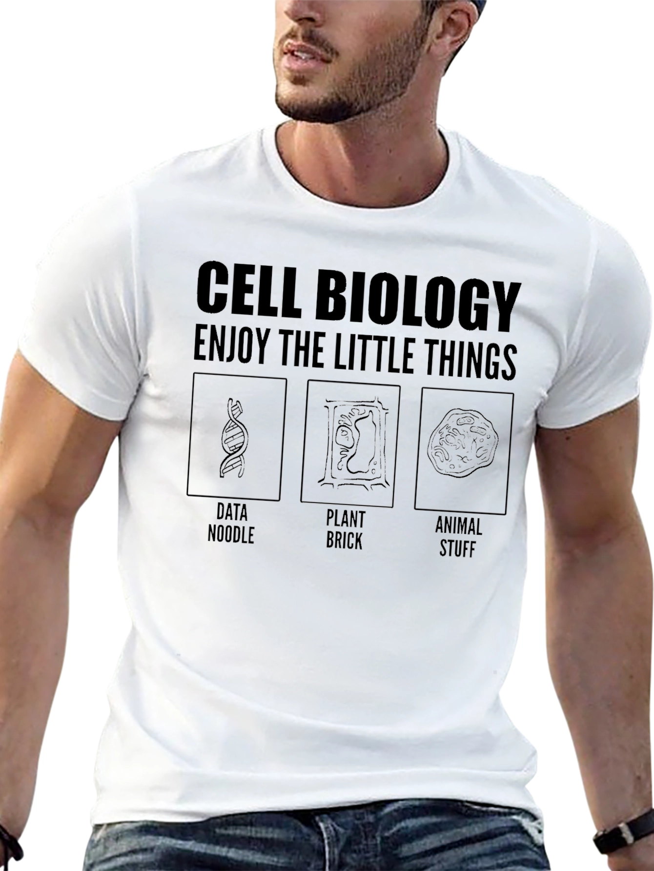 Cell Biology T-Shirt: Enjoy The Little Things